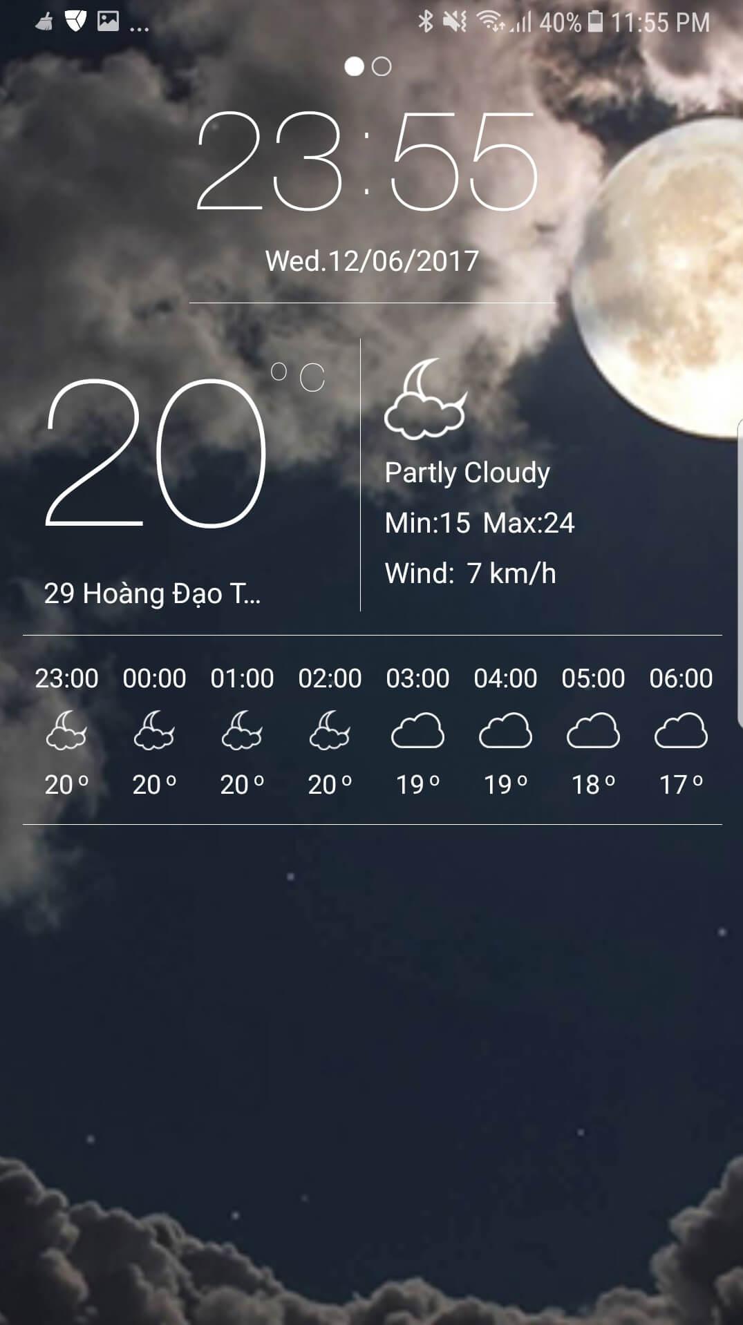 اسکرین شات 8 برنامه Weather app