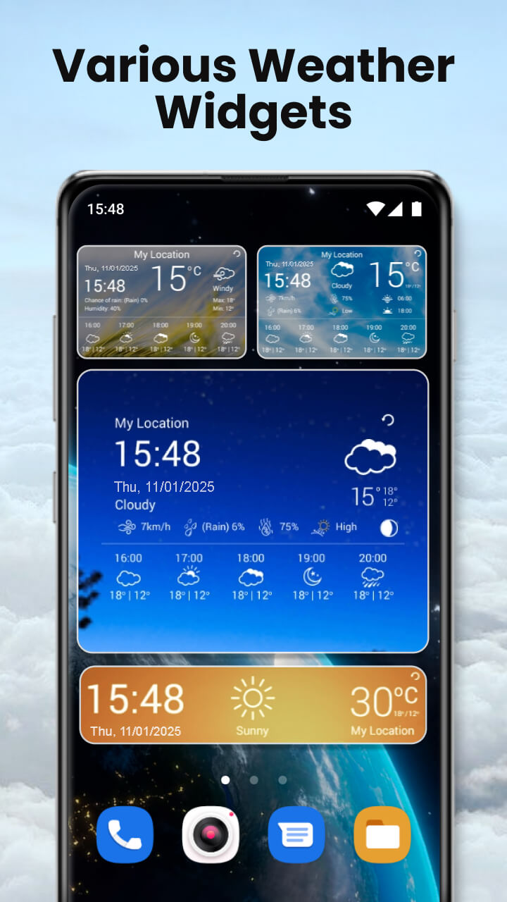 اسکرین شات برنامه Weather forecast 7