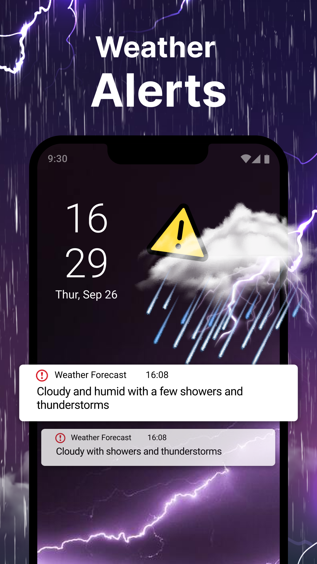 اسکرین شات 4 برنامه Weather forecast: Live Radar