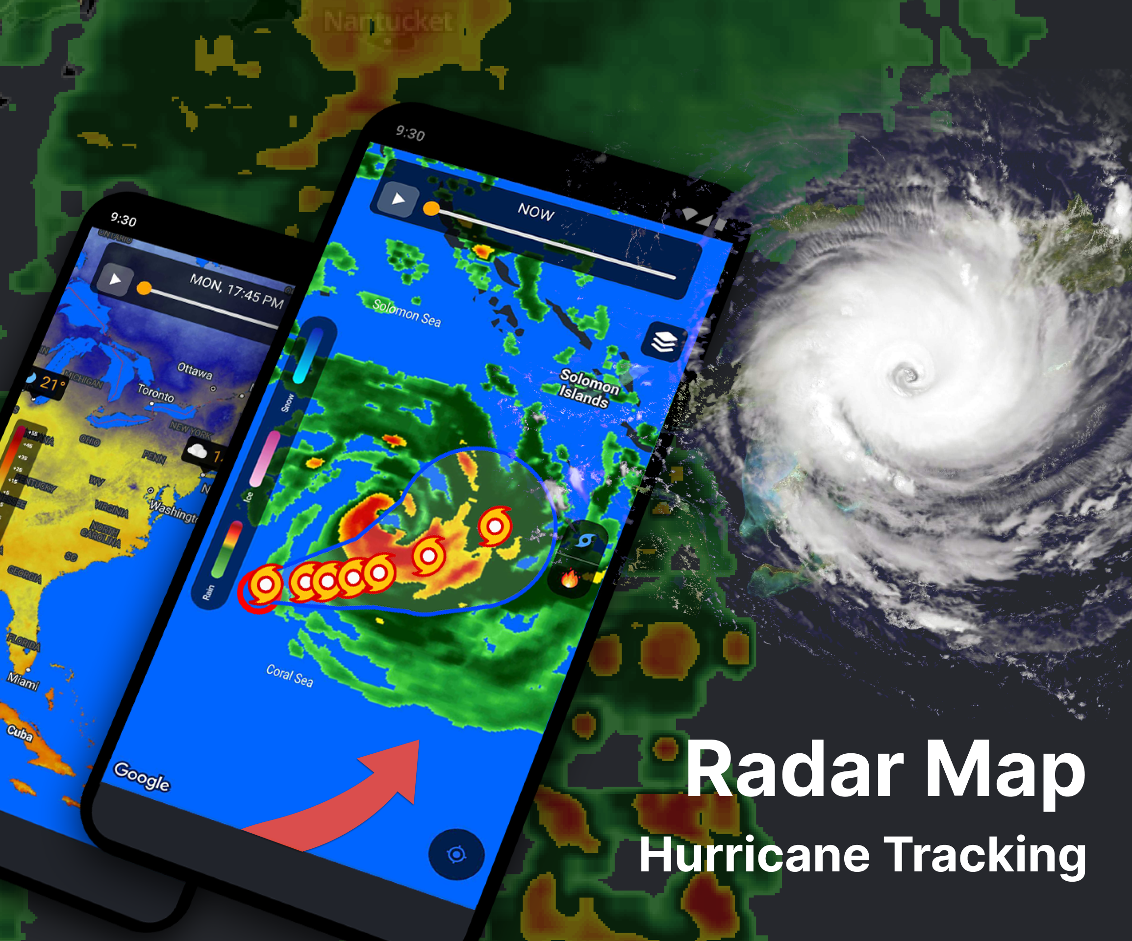 اسکرین شات 1 برنامه Weather forecast: Live Radar
