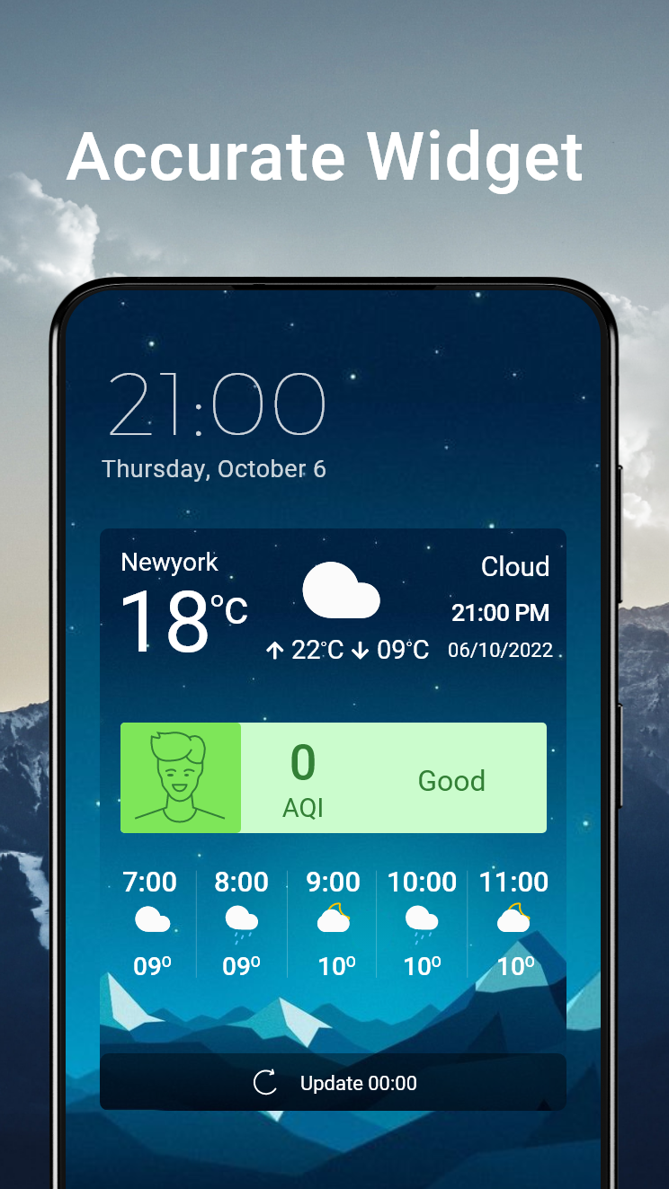 اسکرین شات 2 برنامه Weather Chart: Tomorrow, Today