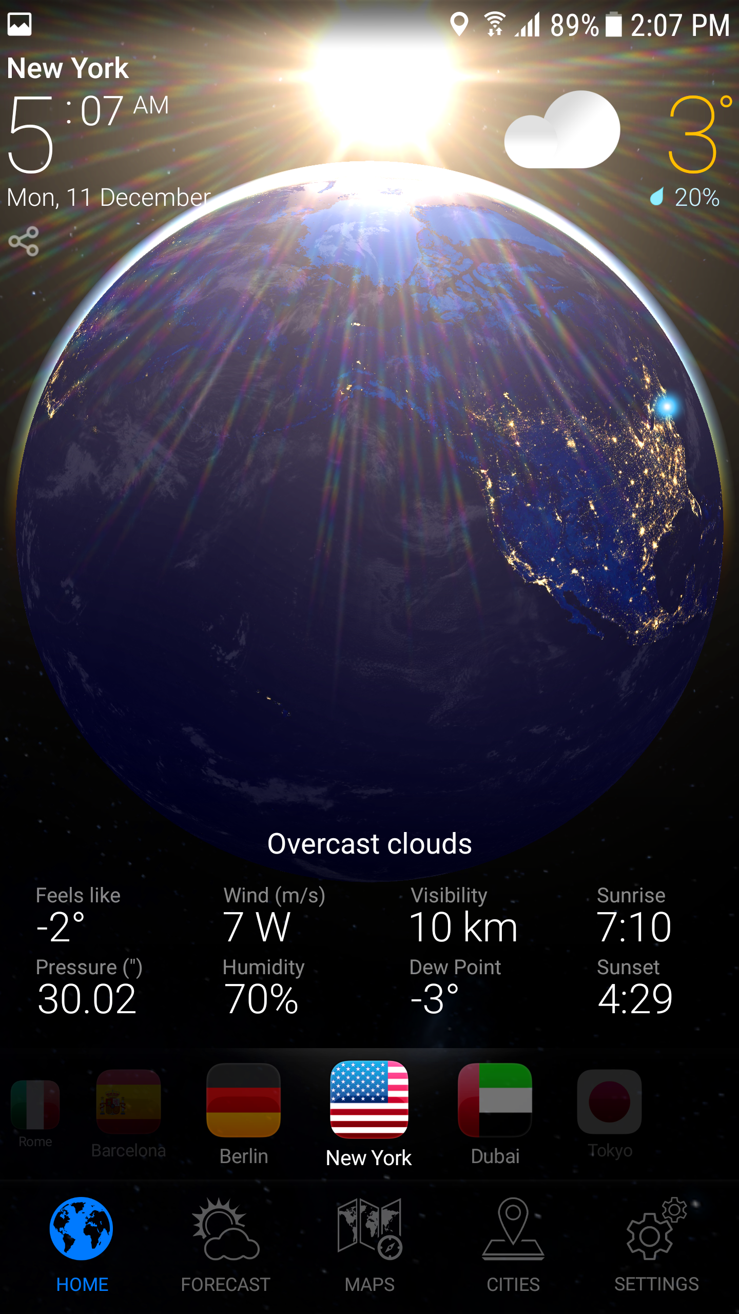 اسکرین شات 4 برنامه WEATHER NOW