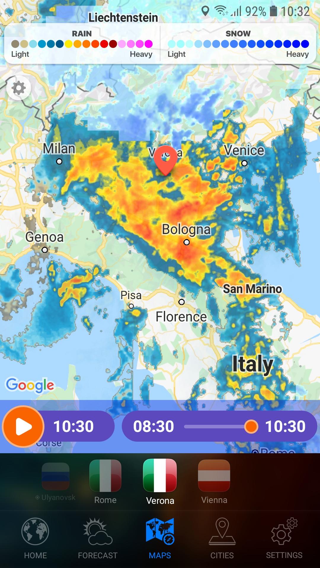 اسکرین شات 3 برنامه WEATHER NOW