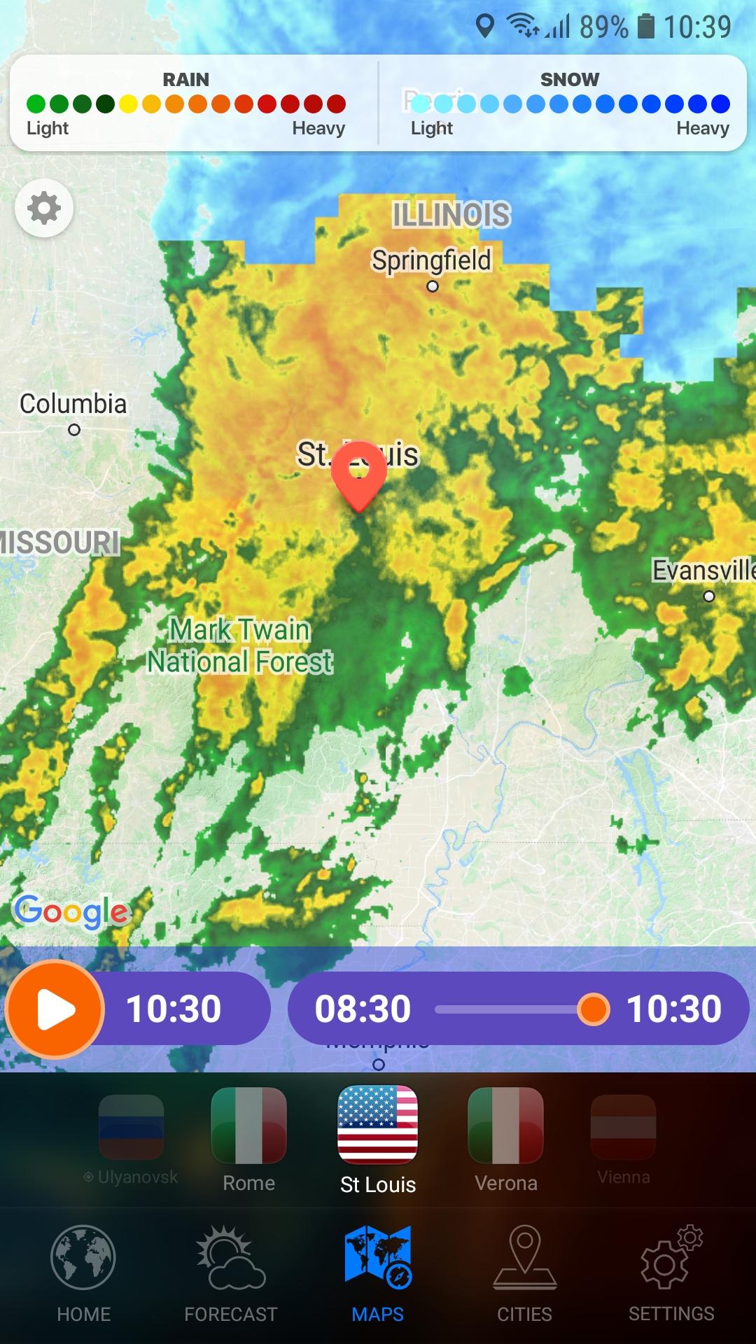 اسکرین شات 8 برنامه WEATHER NOW
