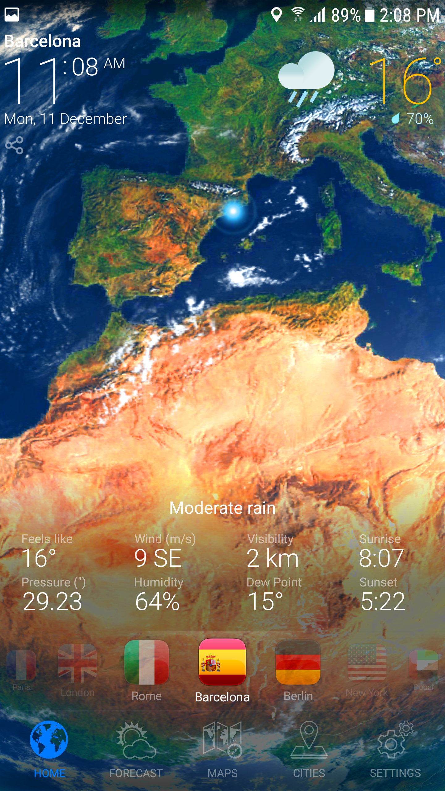 اسکرین شات 5 برنامه WEATHER NOW