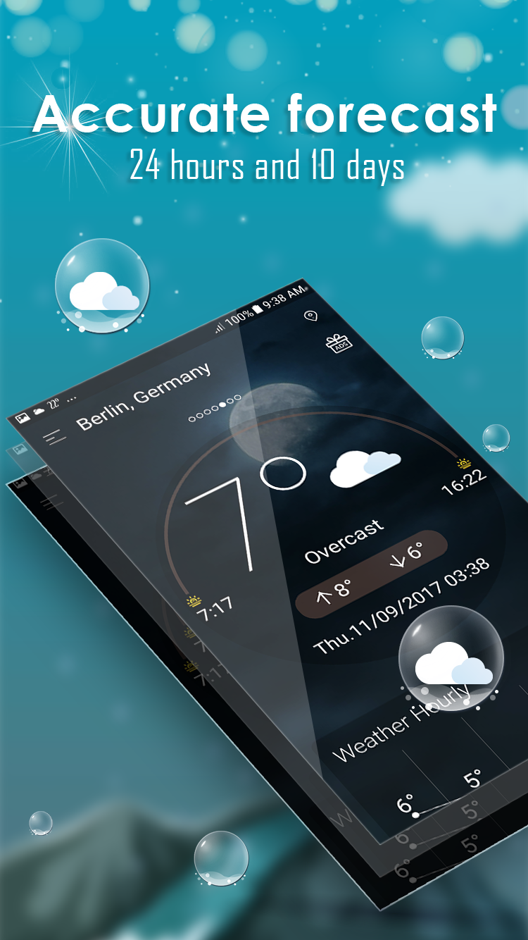 اسکرین شات 6 برنامه Daily weather forecast