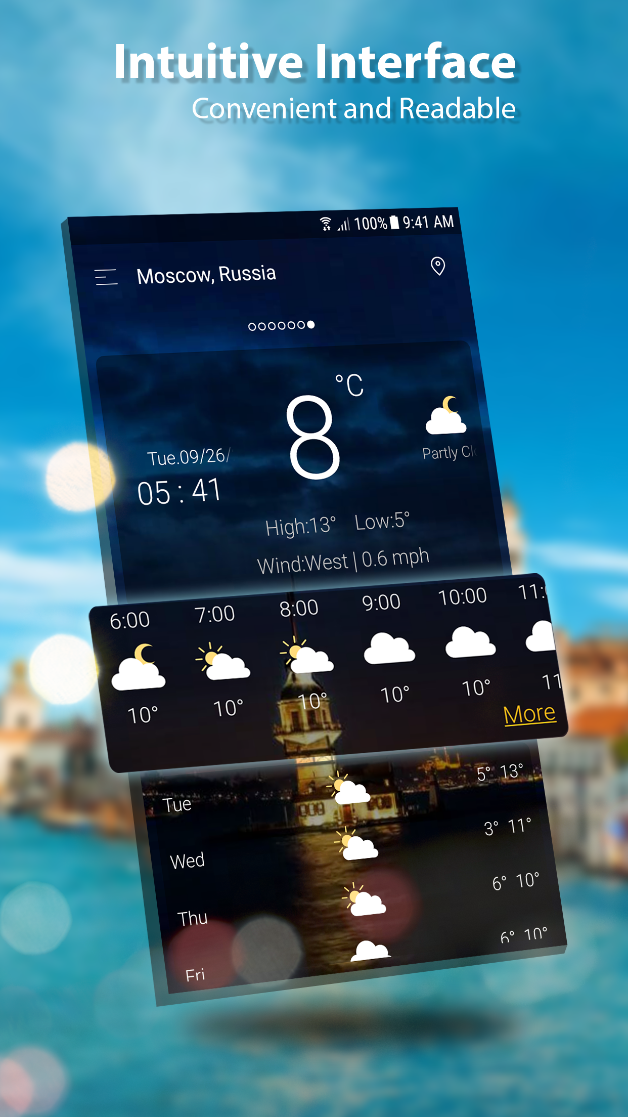 اسکرین شات 5 برنامه Weather