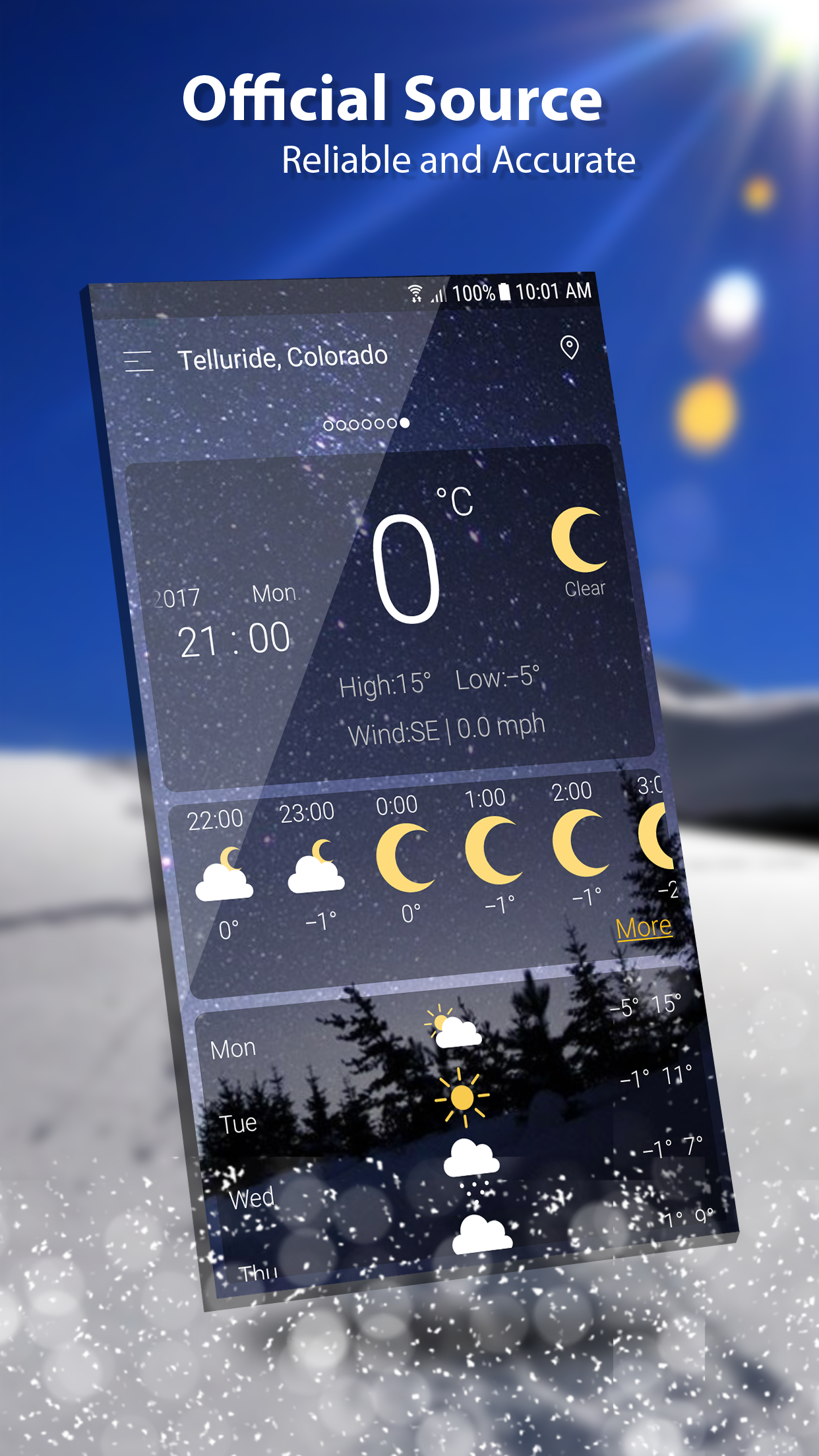 اسکرین شات 3 برنامه Weather