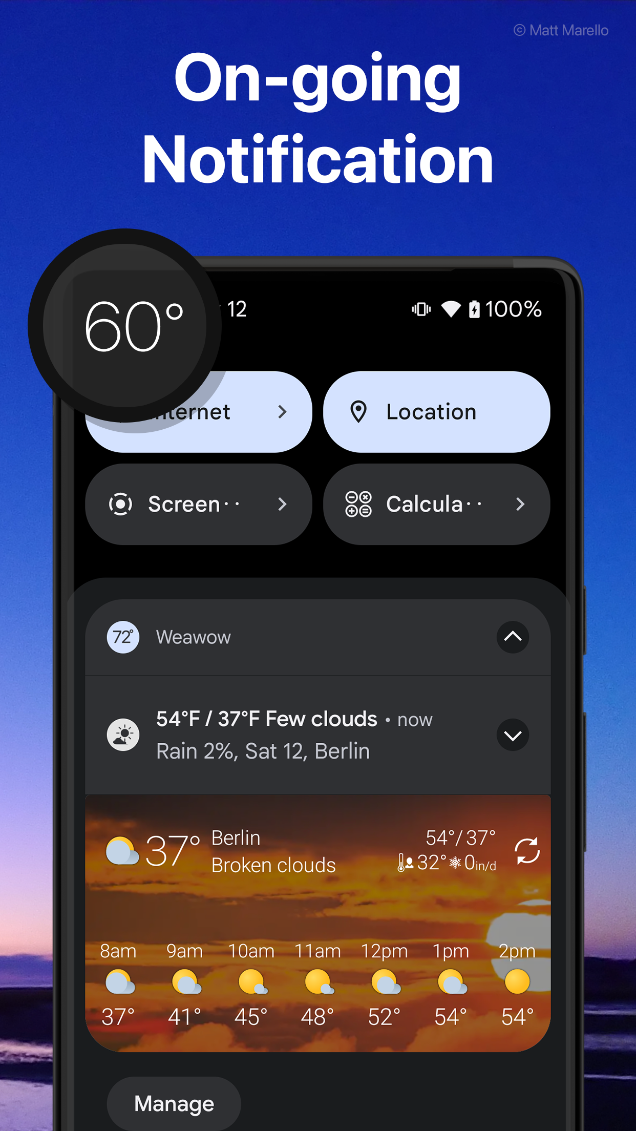 اسکرین شات 7 برنامه Weather & Widget - Weawow