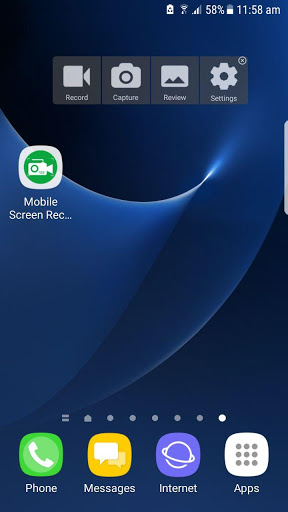 اسکرین شات 1 برنامه Mobile Screen Recorder