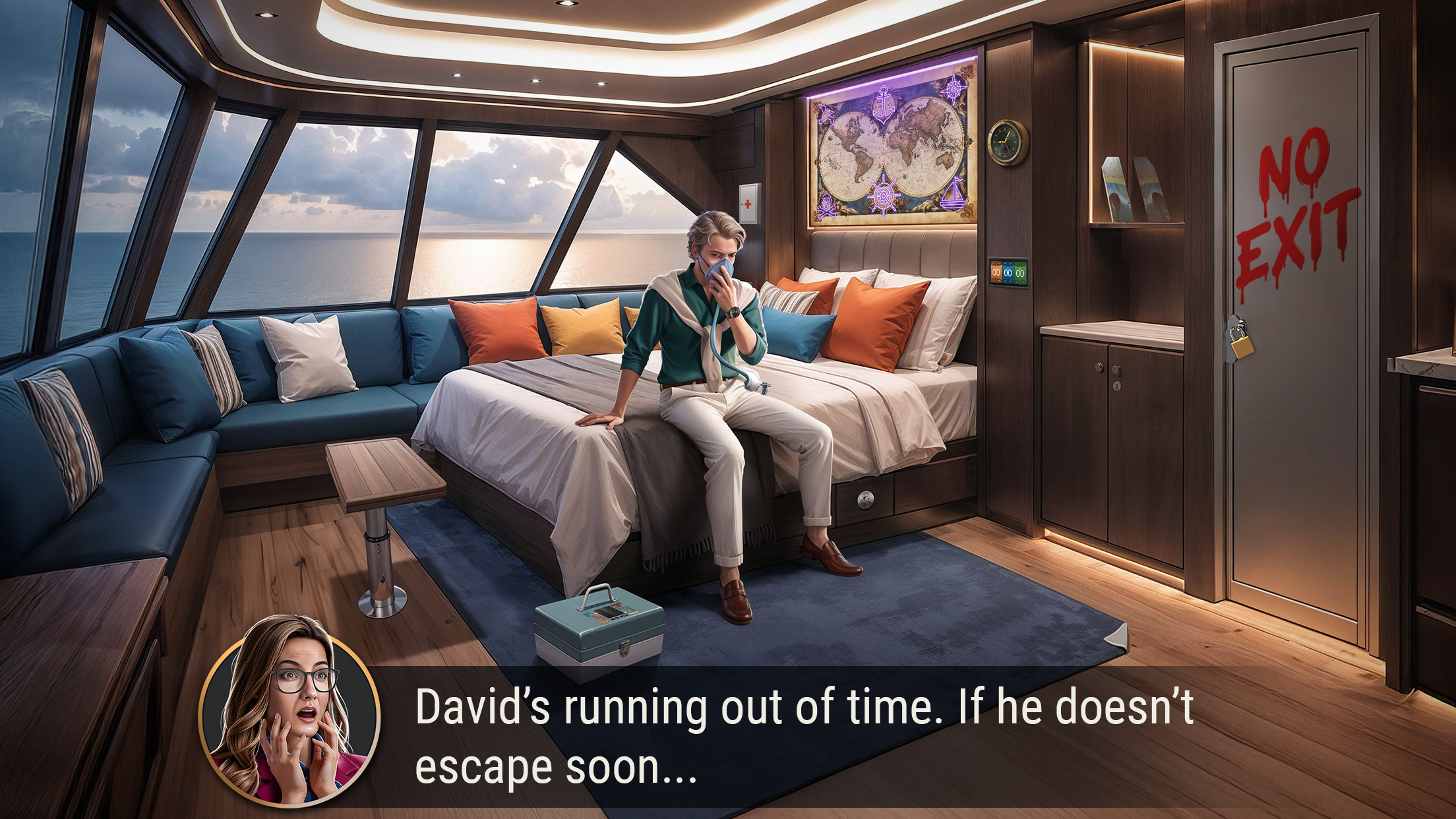 اسکرین شات 4 بازی Rooms & Exits Escape Room Game