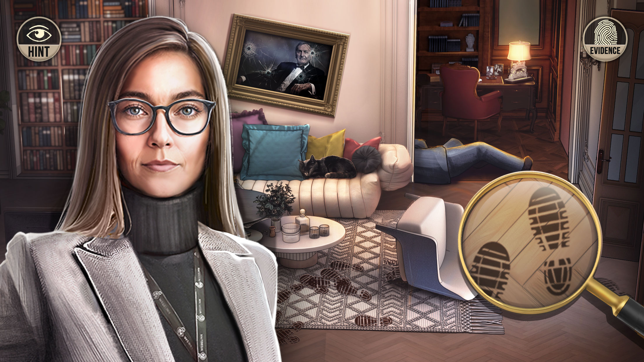اسکرین شات 1 بازی Rooms & Exits Escape Room Game