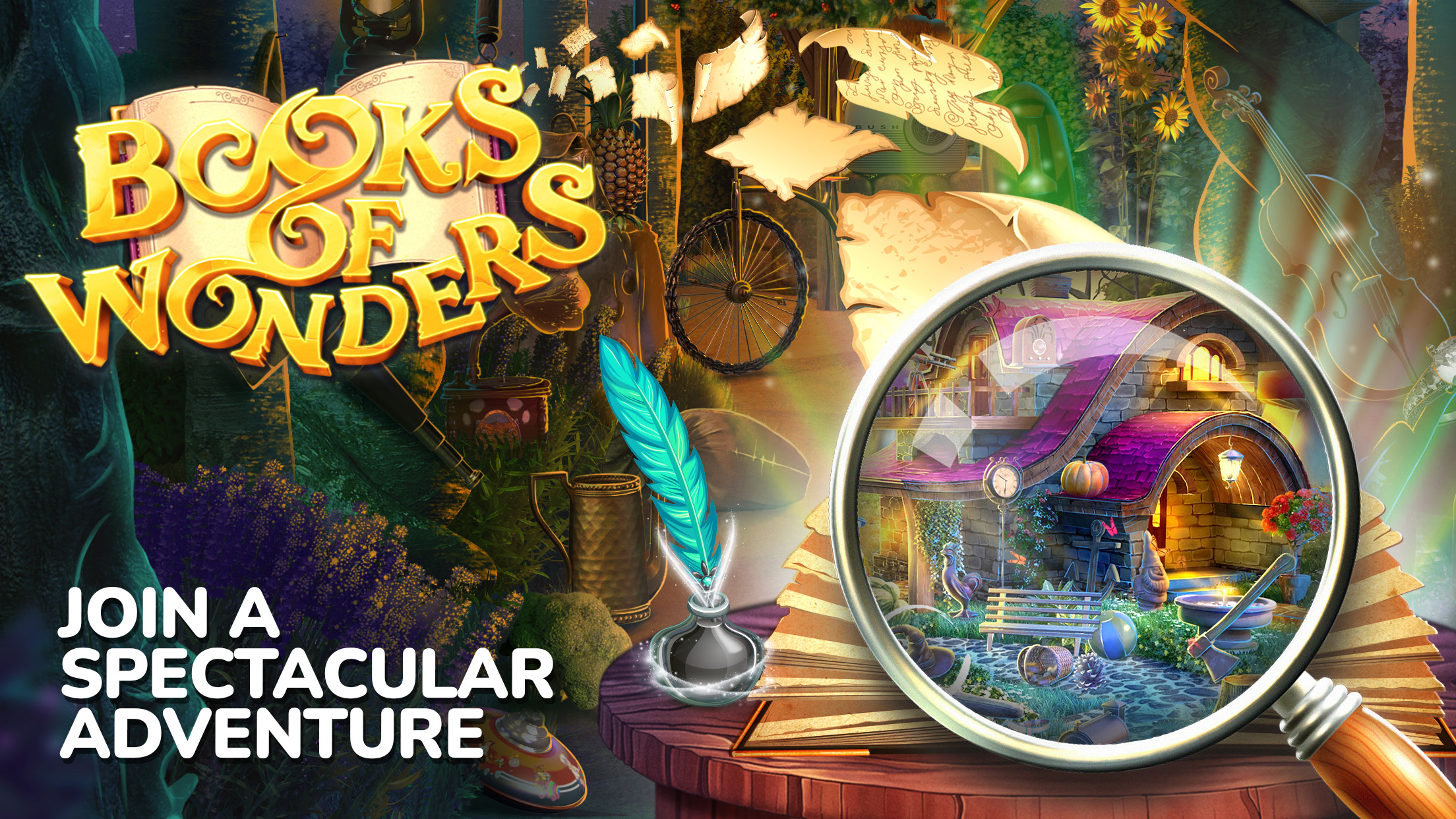 اسکرین شات 6 بازی Books of Wonder Hidden Objects