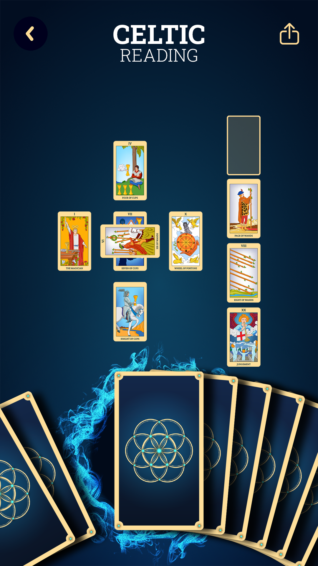 اسکرین شات 2 برنامه Tarot Card Reading Horoscope