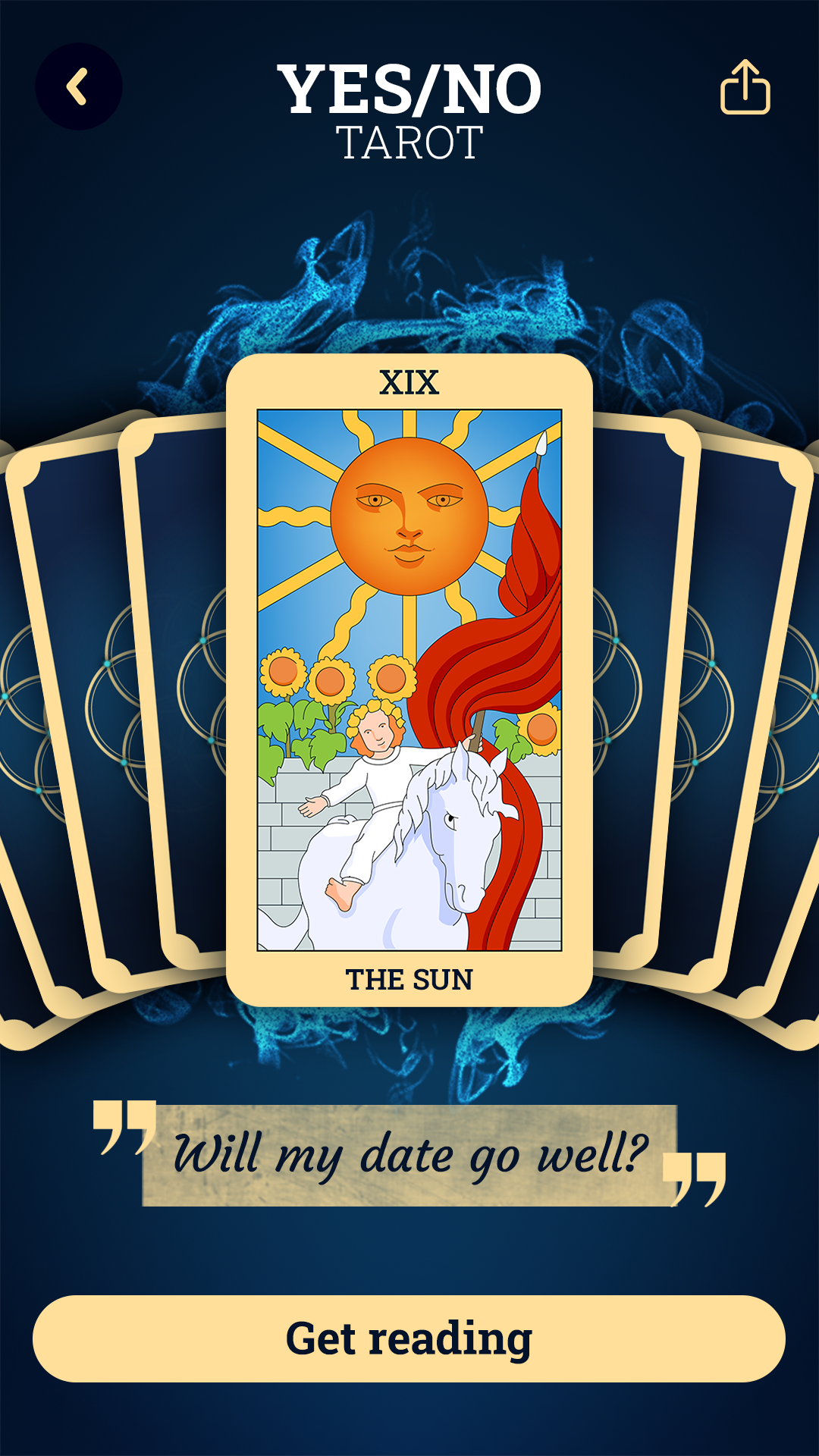 اسکرین شات 1 برنامه Tarot Card Reading Horoscope