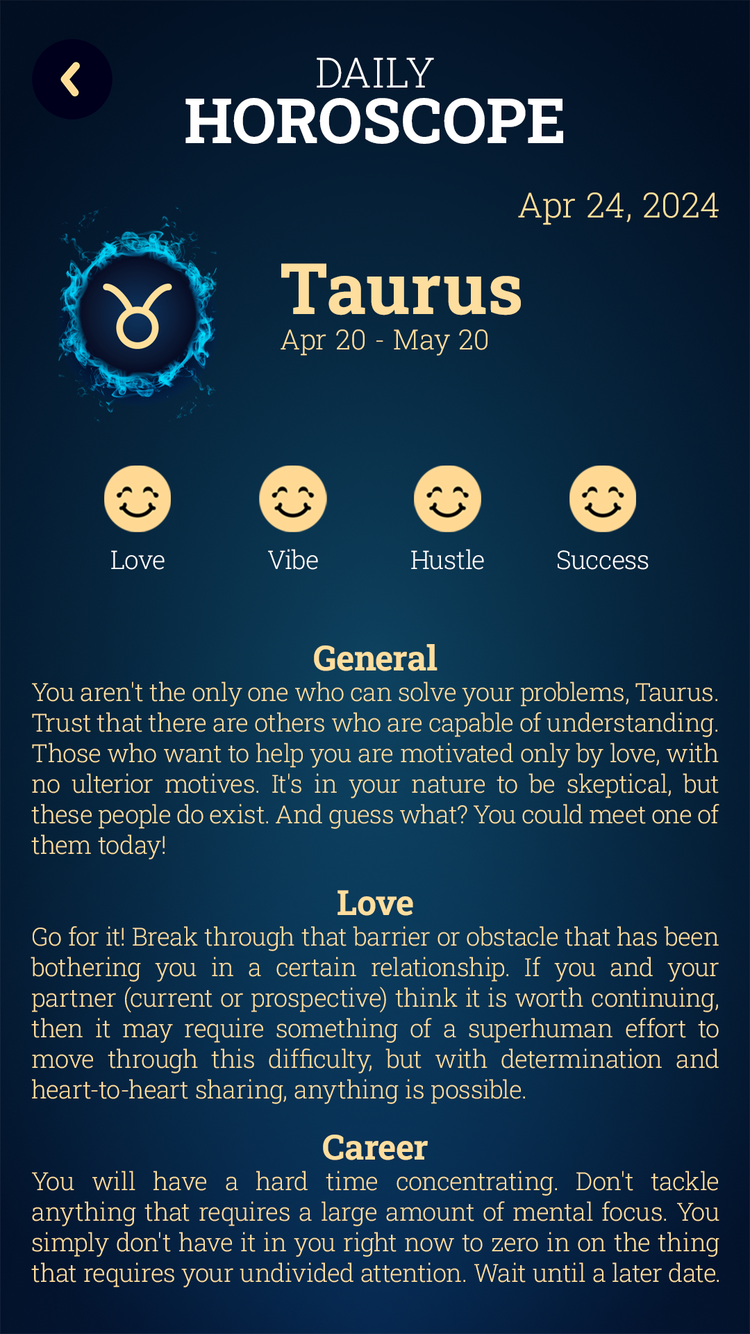 اسکرین شات 4 برنامه Tarot Card Reading Horoscope