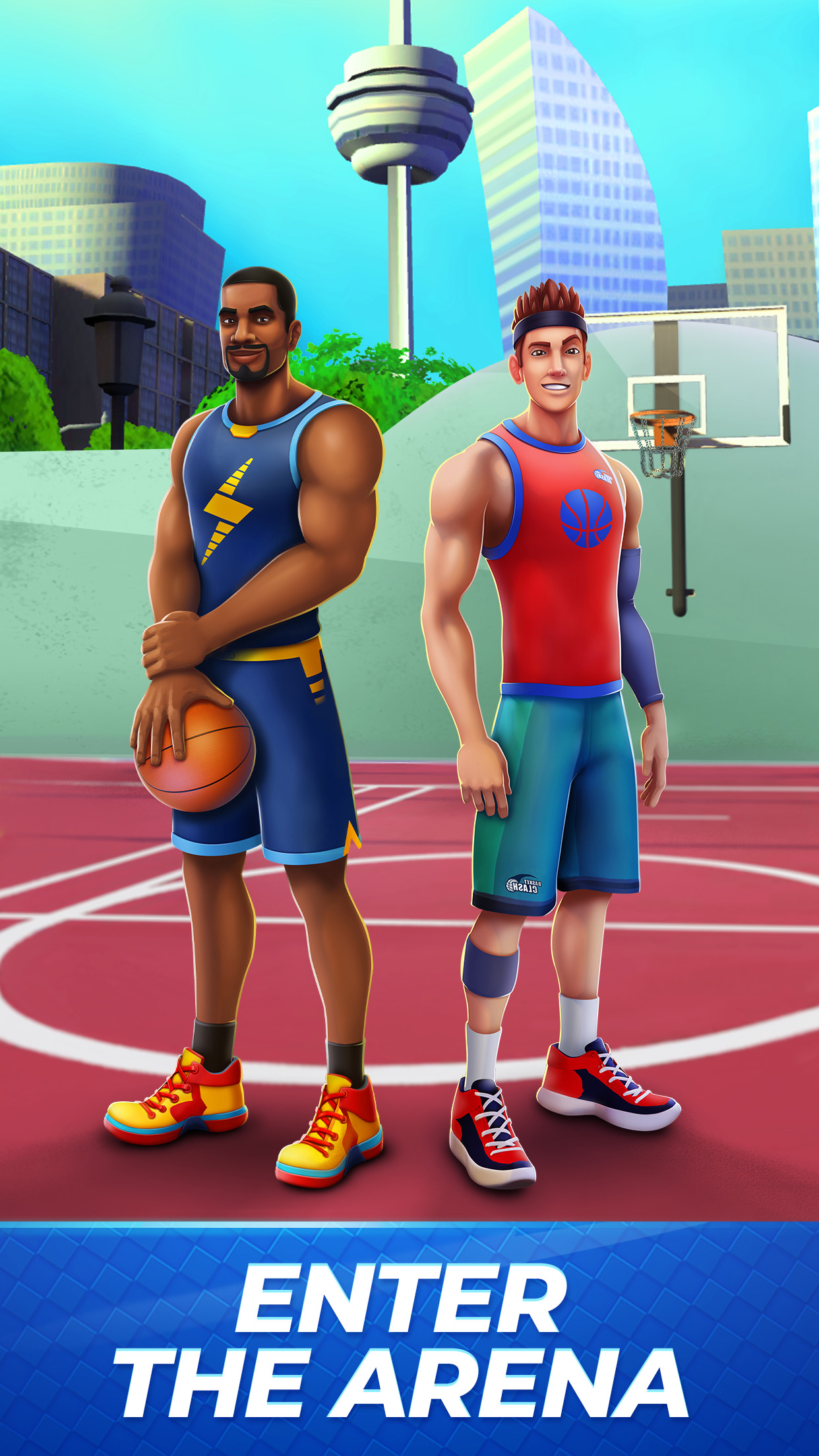 اسکرین شات 1 بازی Basket Clash: 1v1 Sports Games