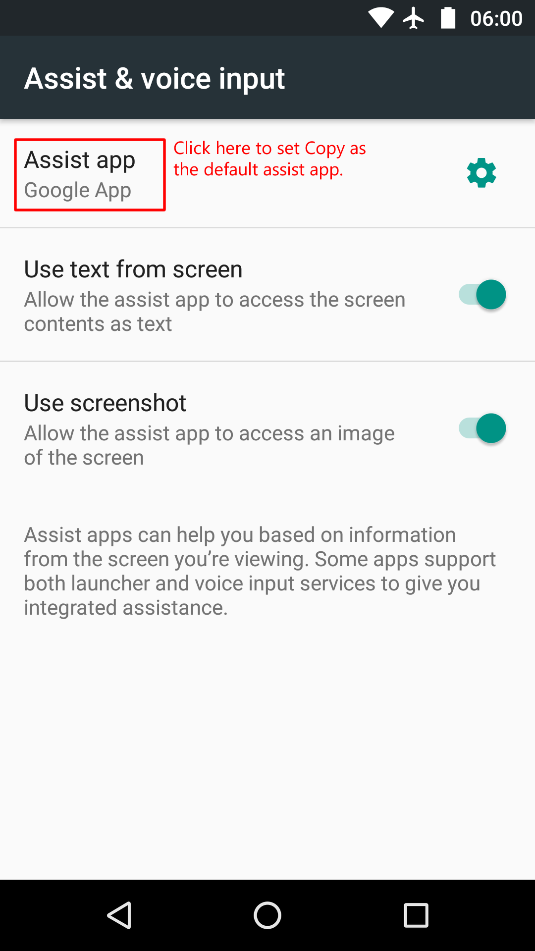 اسکرین شات 2 برنامه Copy (Text & Screenshots)