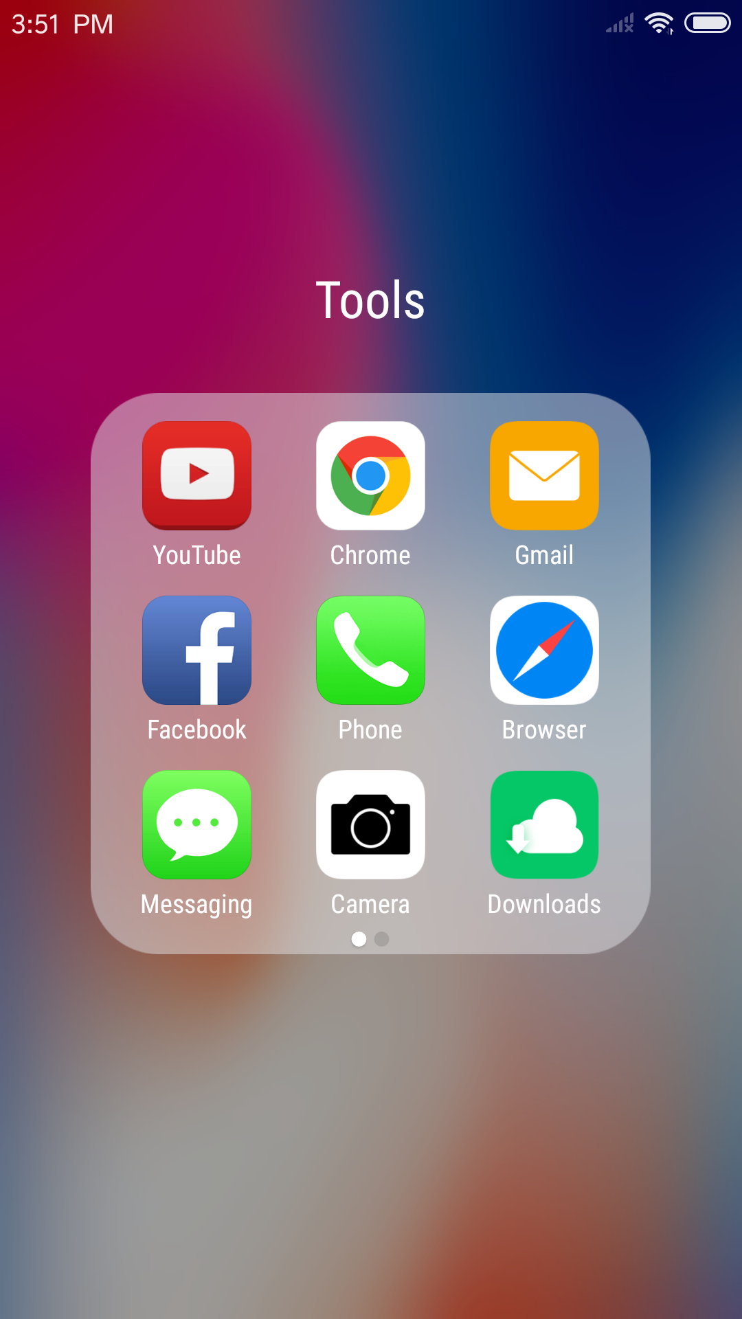 اسکرین شات 6 برنامه iLauncher for OS - Theme, Icon