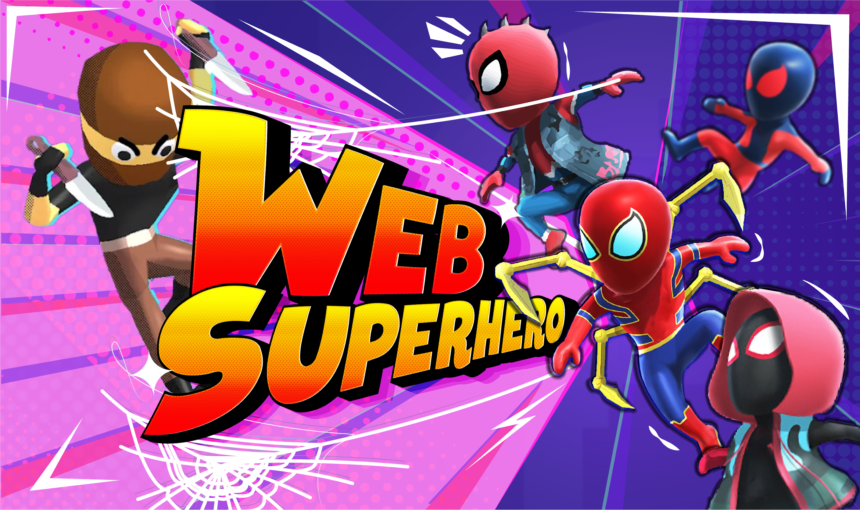 اسکرین شات 1 بازی Web Rope Hero Battle