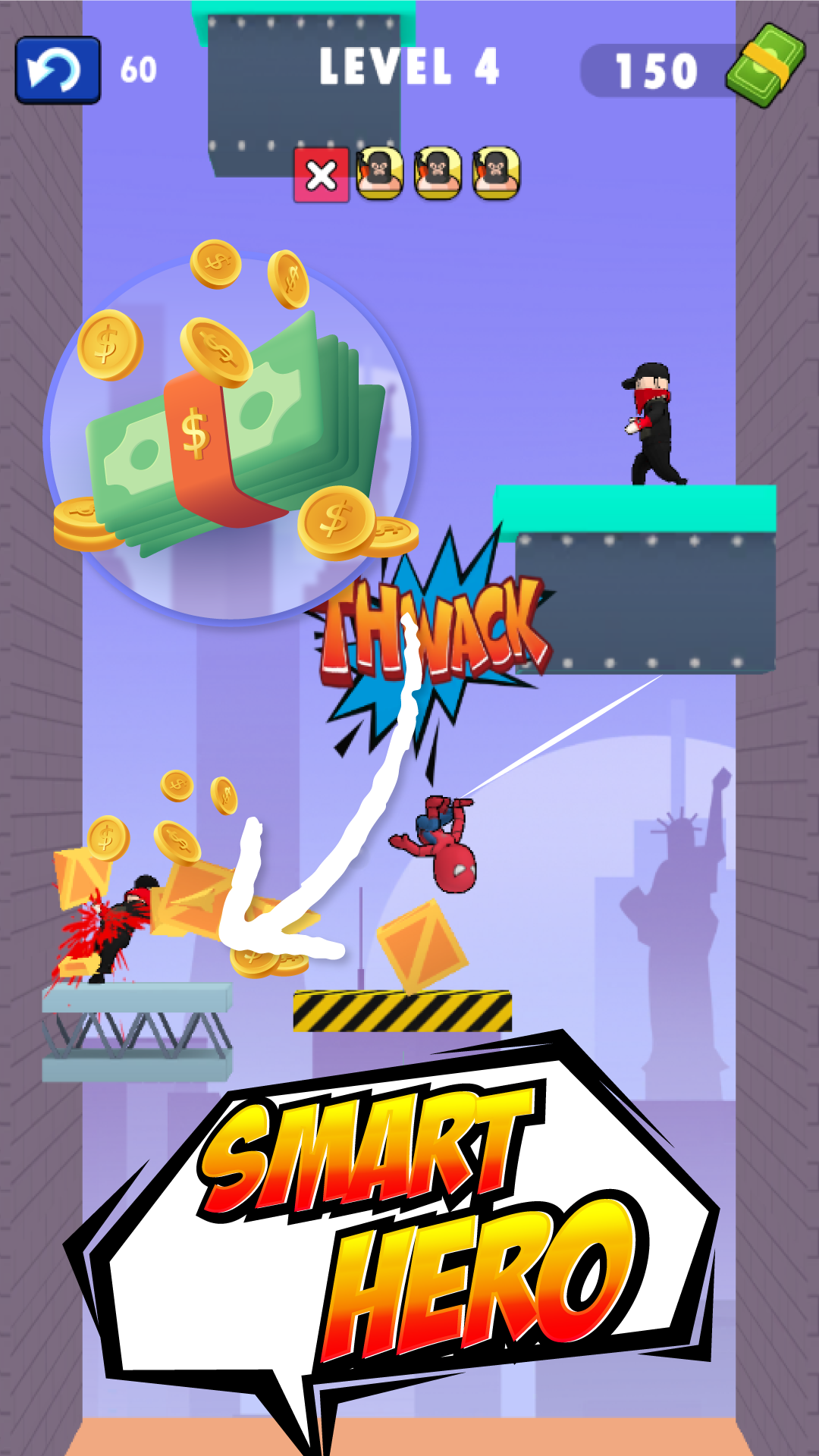اسکرین شات 4 بازی Web Rope Hero Battle