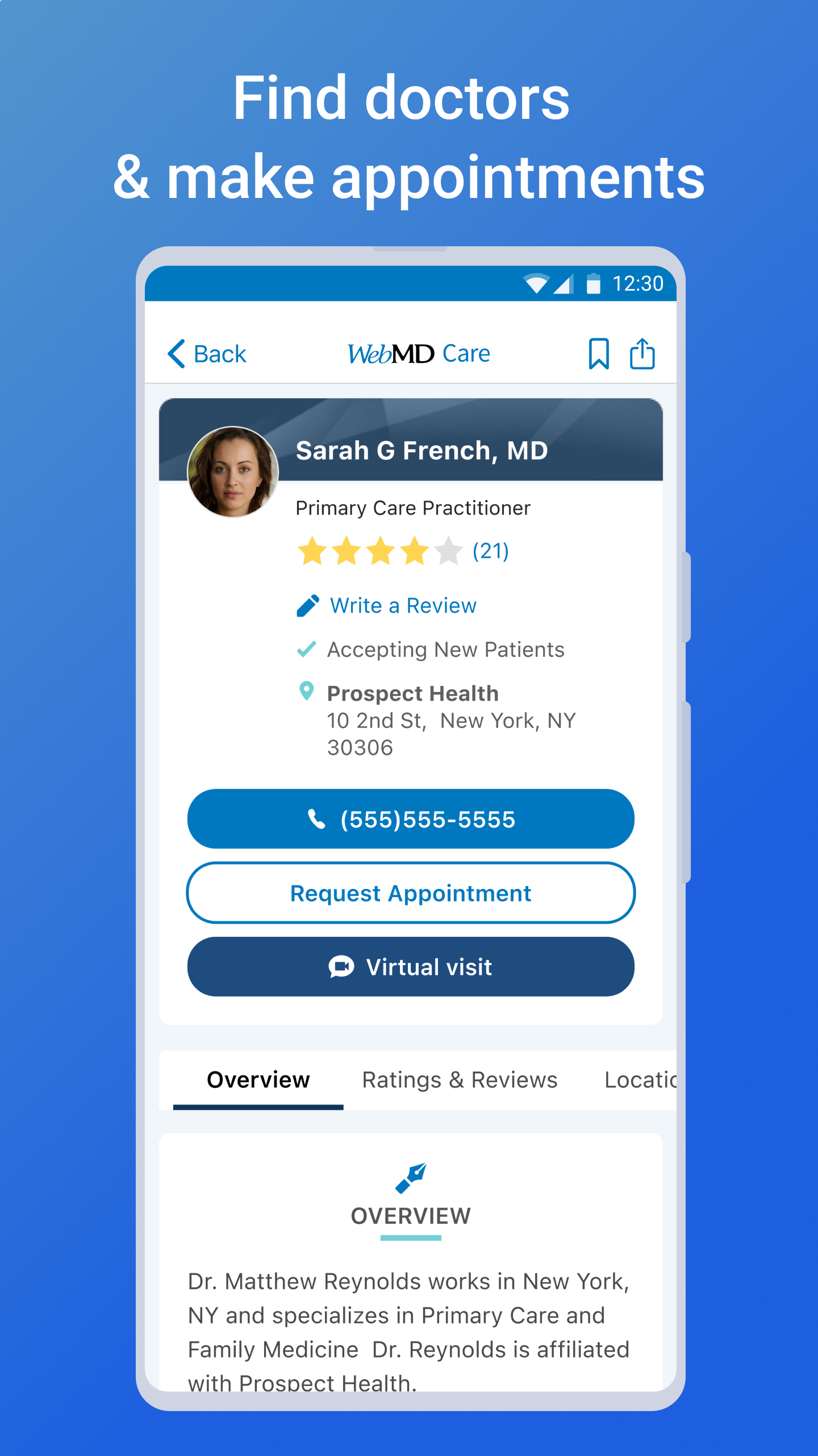 اسکرین شات 2 برنامه WebMD: Symptom Checker