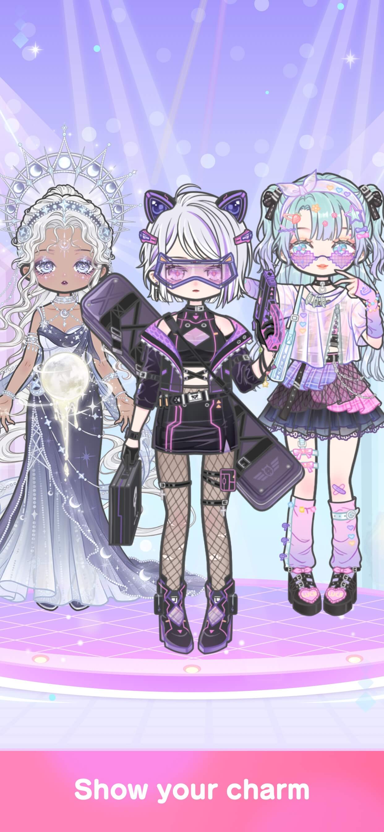 اسکرین شات 1 برنامه OC Life:Dress Up!
