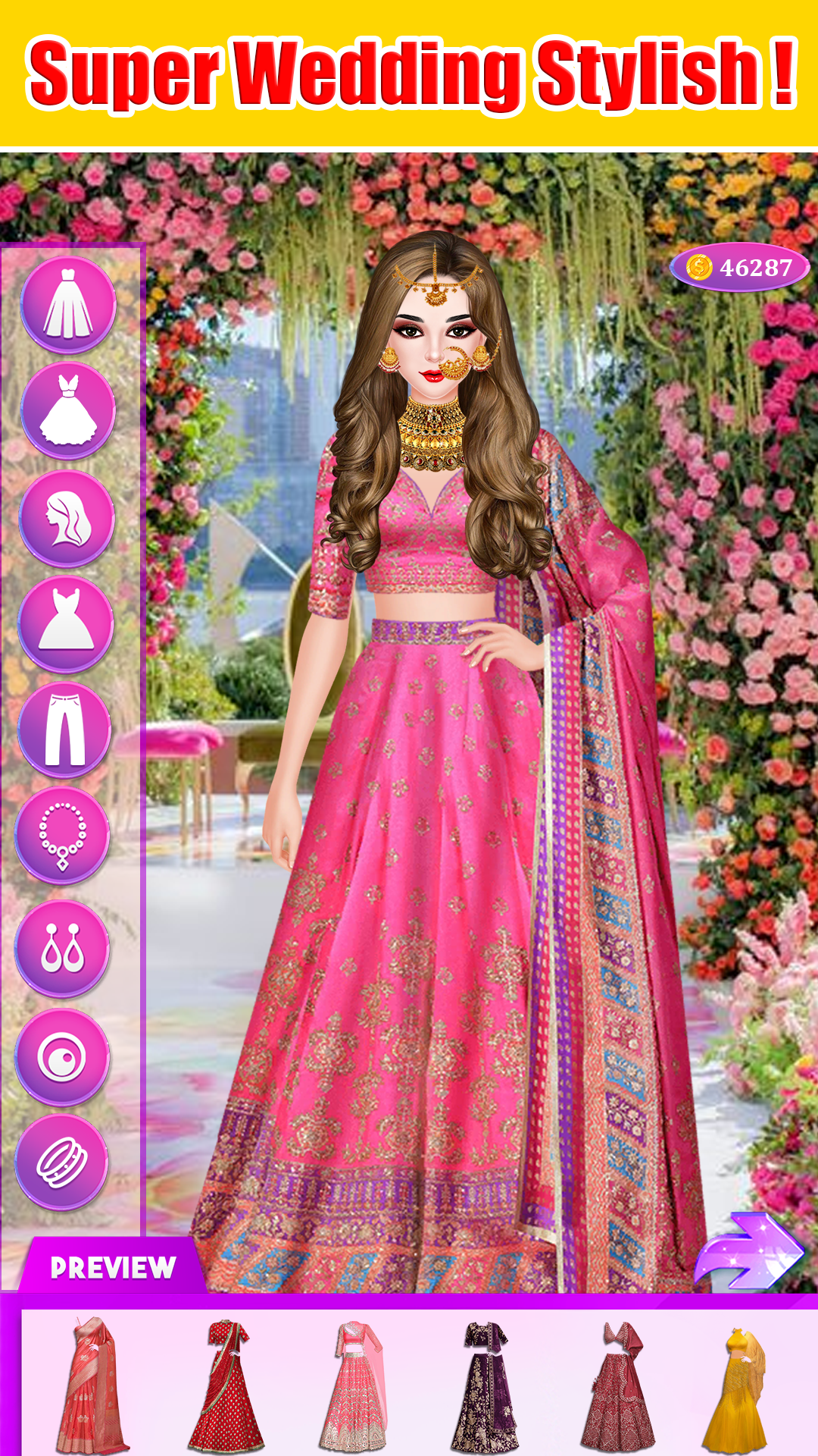اسکرین شات 1 بازی Wedding Girl Makeup & Dress Up
