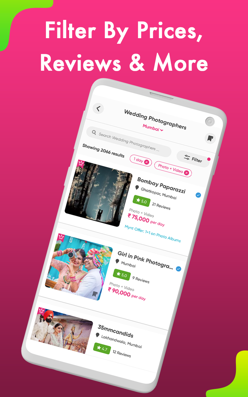 اسکرین شات 3 برنامه WedMeGood - Wedding Planner