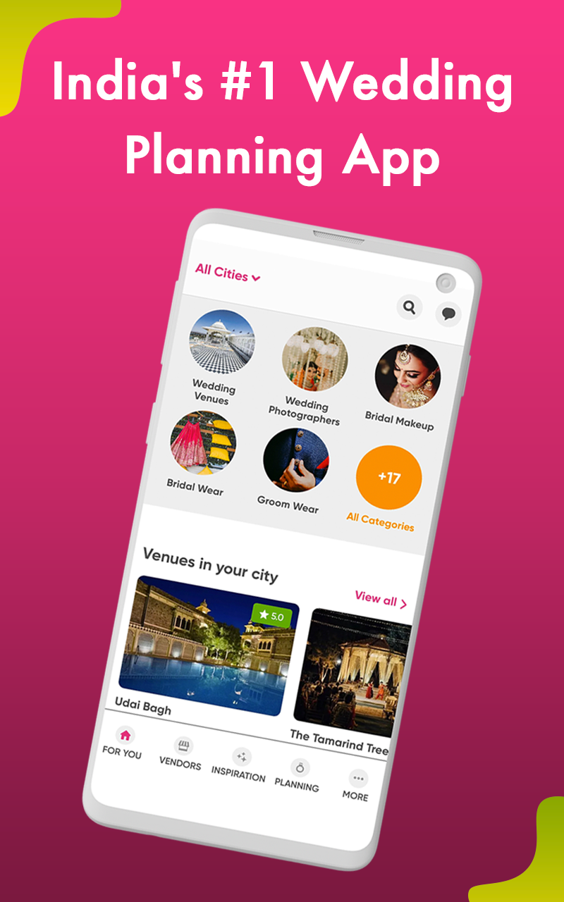 اسکرین شات 1 برنامه WedMeGood - Wedding Planner