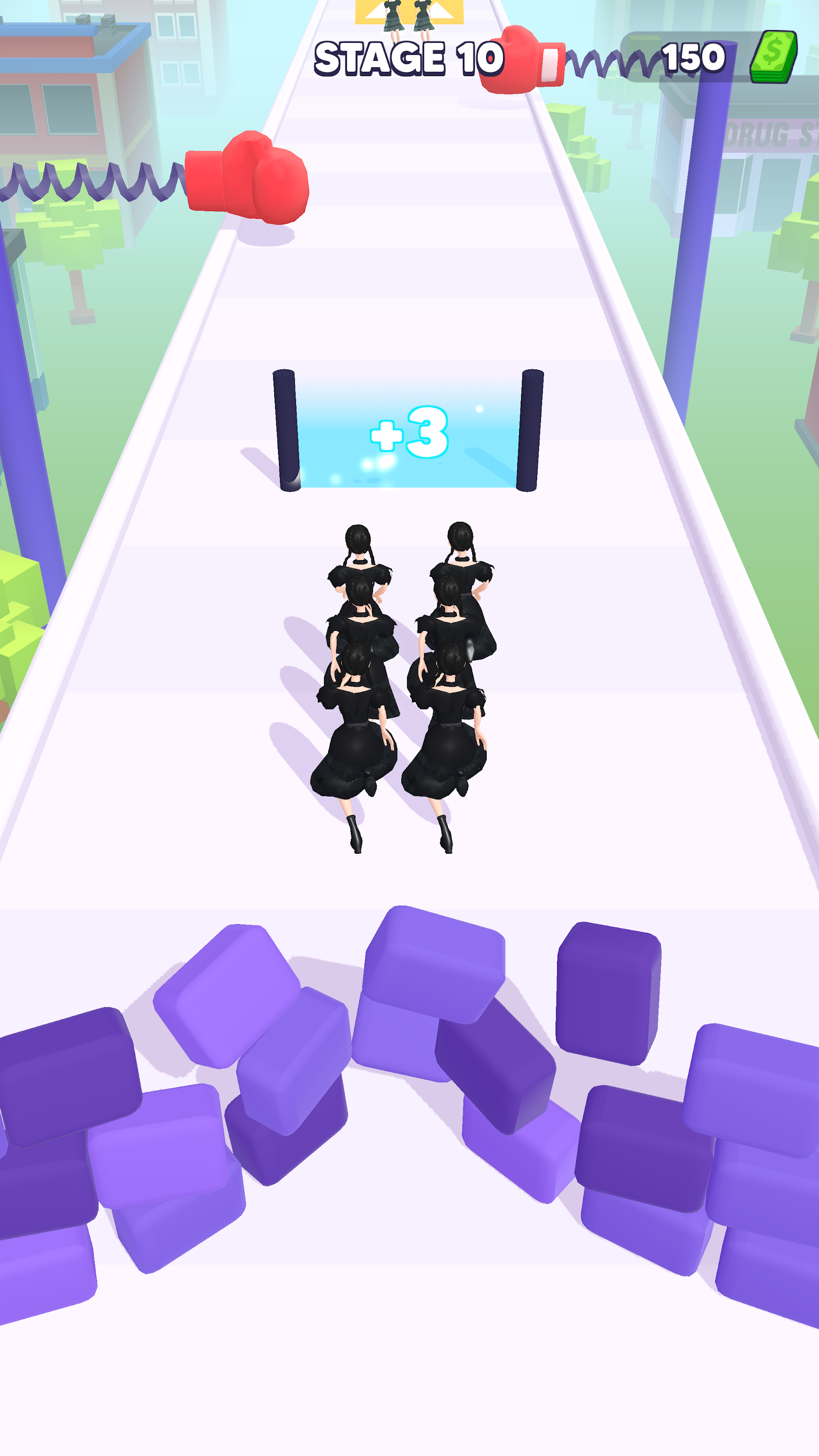 اسکرین شات 3 بازی Wednesday Run 3D Game