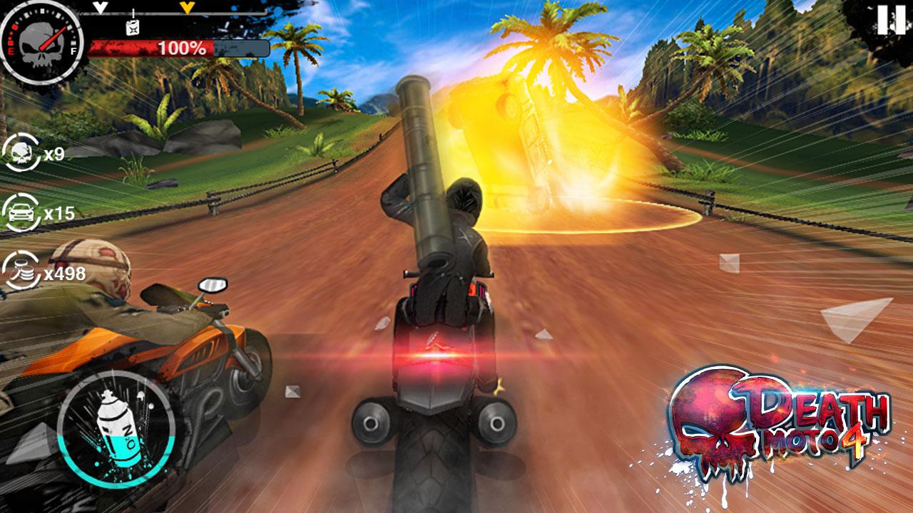 اسکرین شات 3 بازی Death Moto 4 : Road Killer