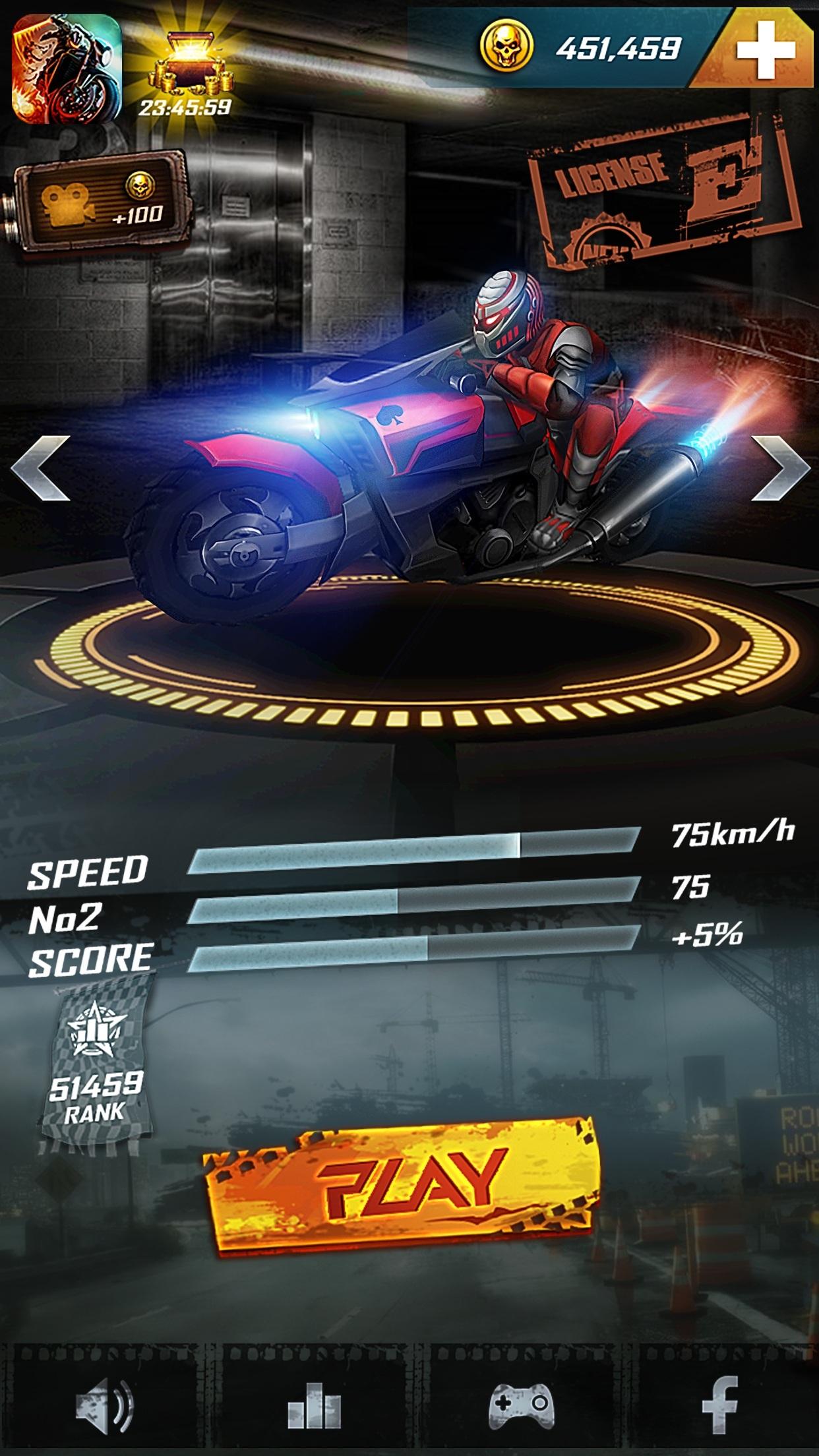 اسکرین شات 3 بازی Death Moto 5 :   Racing Game