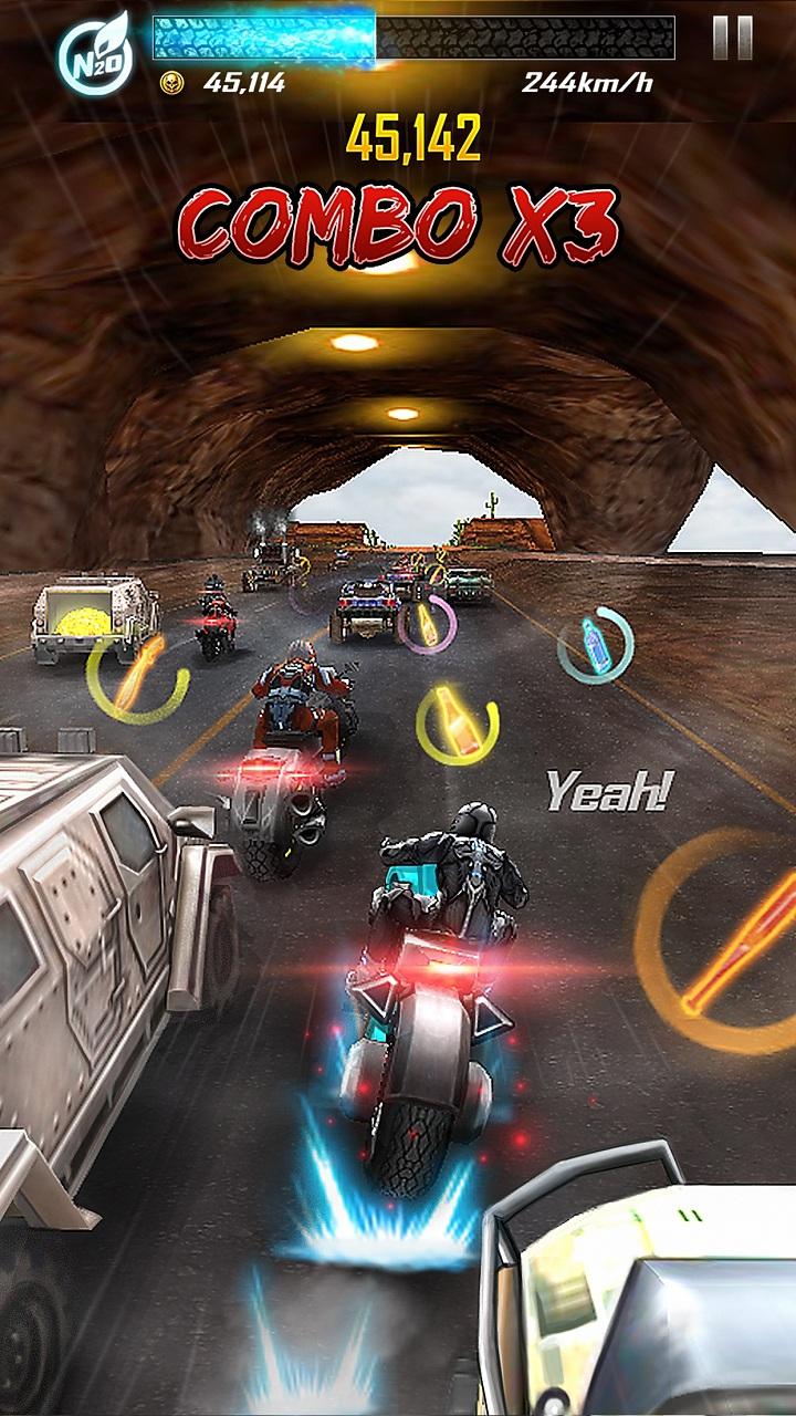 اسکرین شات 2 بازی Death Moto 5 :   Racing Game