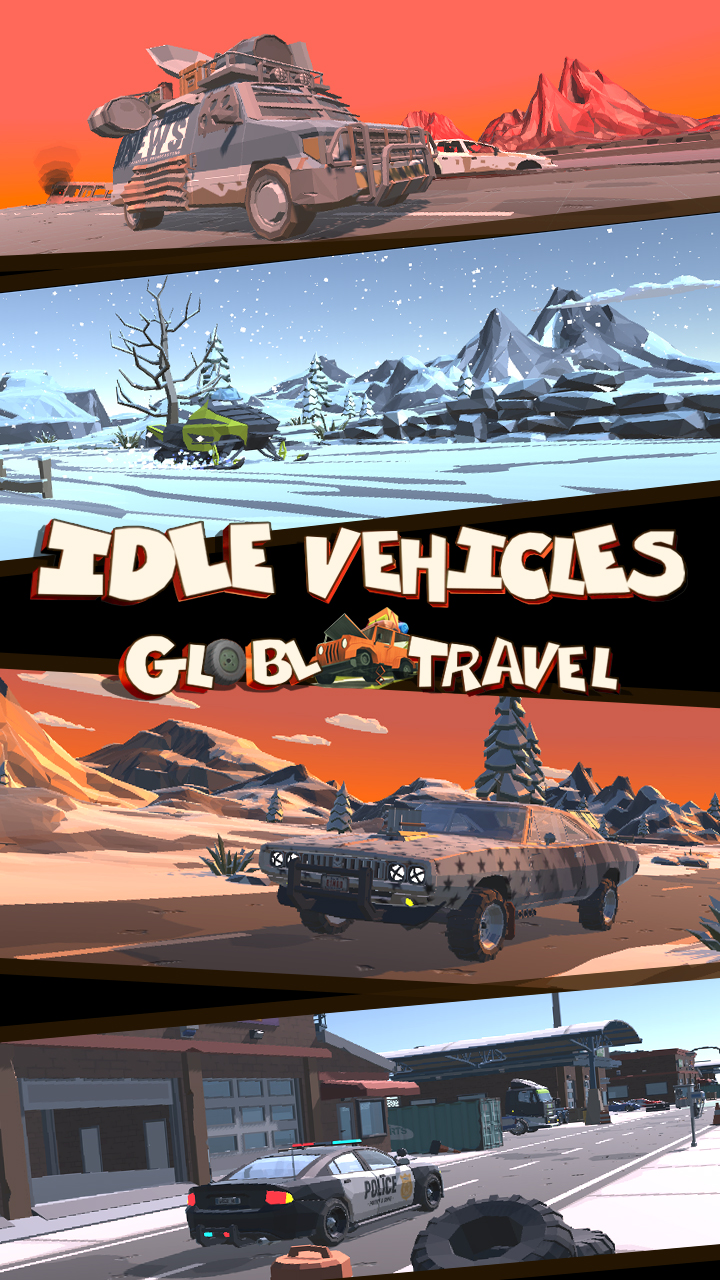 اسکرین شات 1 بازی Idle vehicles:Unable to brake