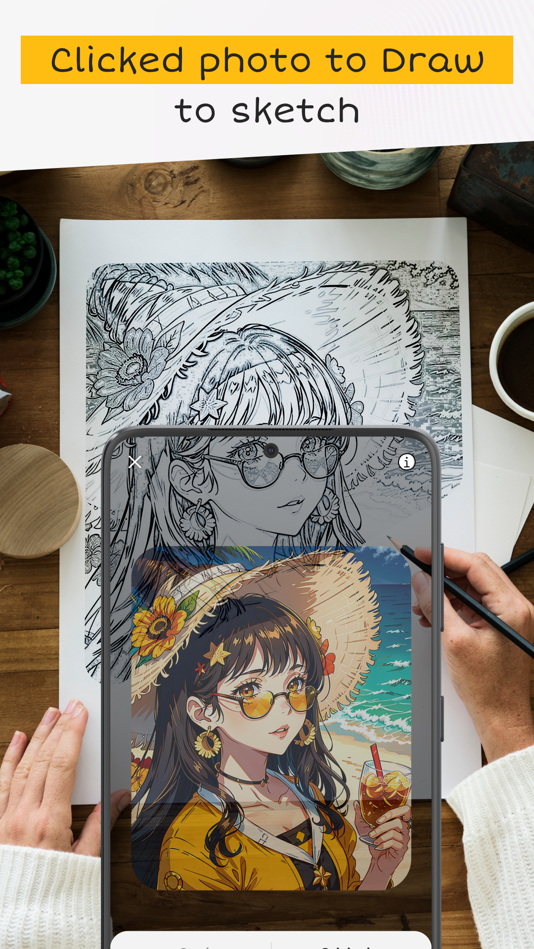 اسکرین شات 5 برنامه AR Drawing: Paint & Sketch