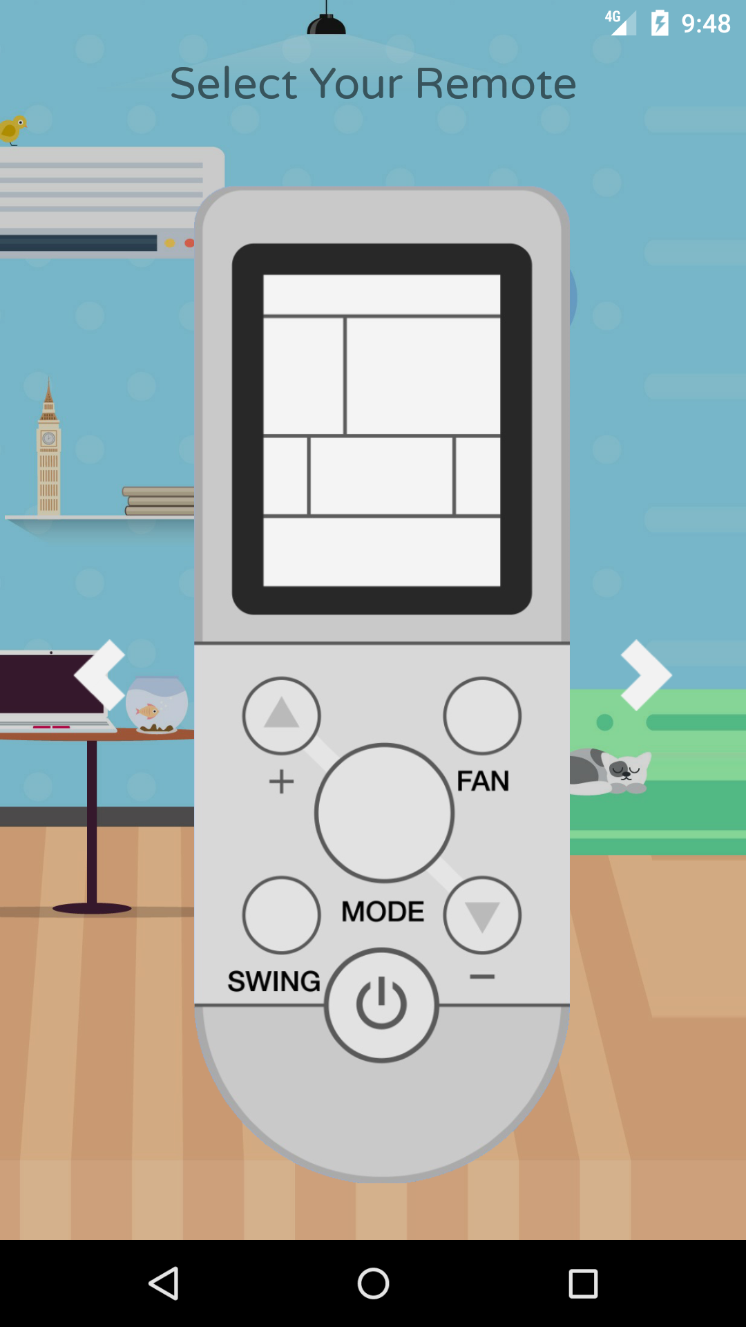 اسکرین شات 1 برنامه AC Remote Control For Aux