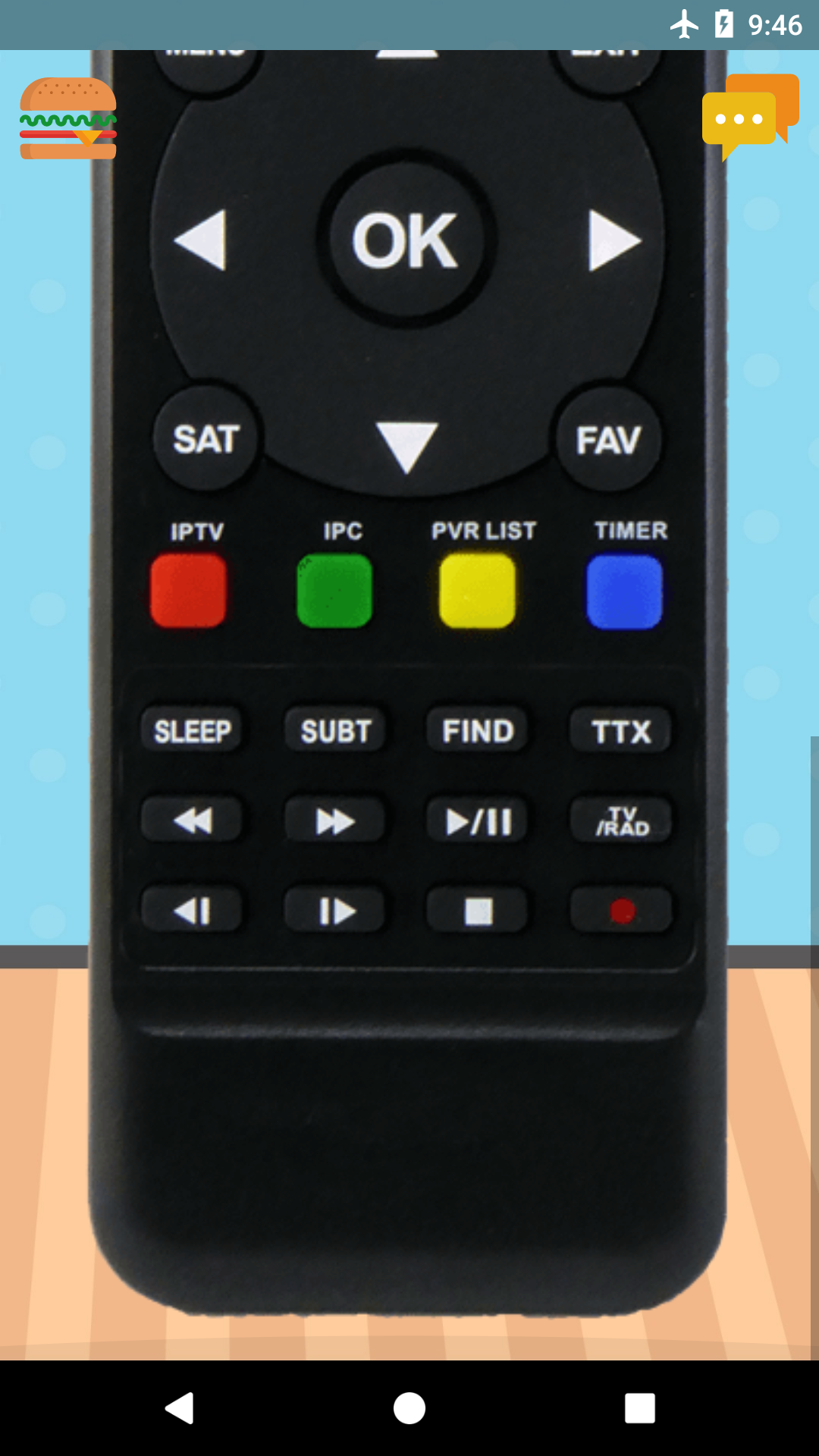 اسکرین شات 8 برنامه Remote Control For Freesat