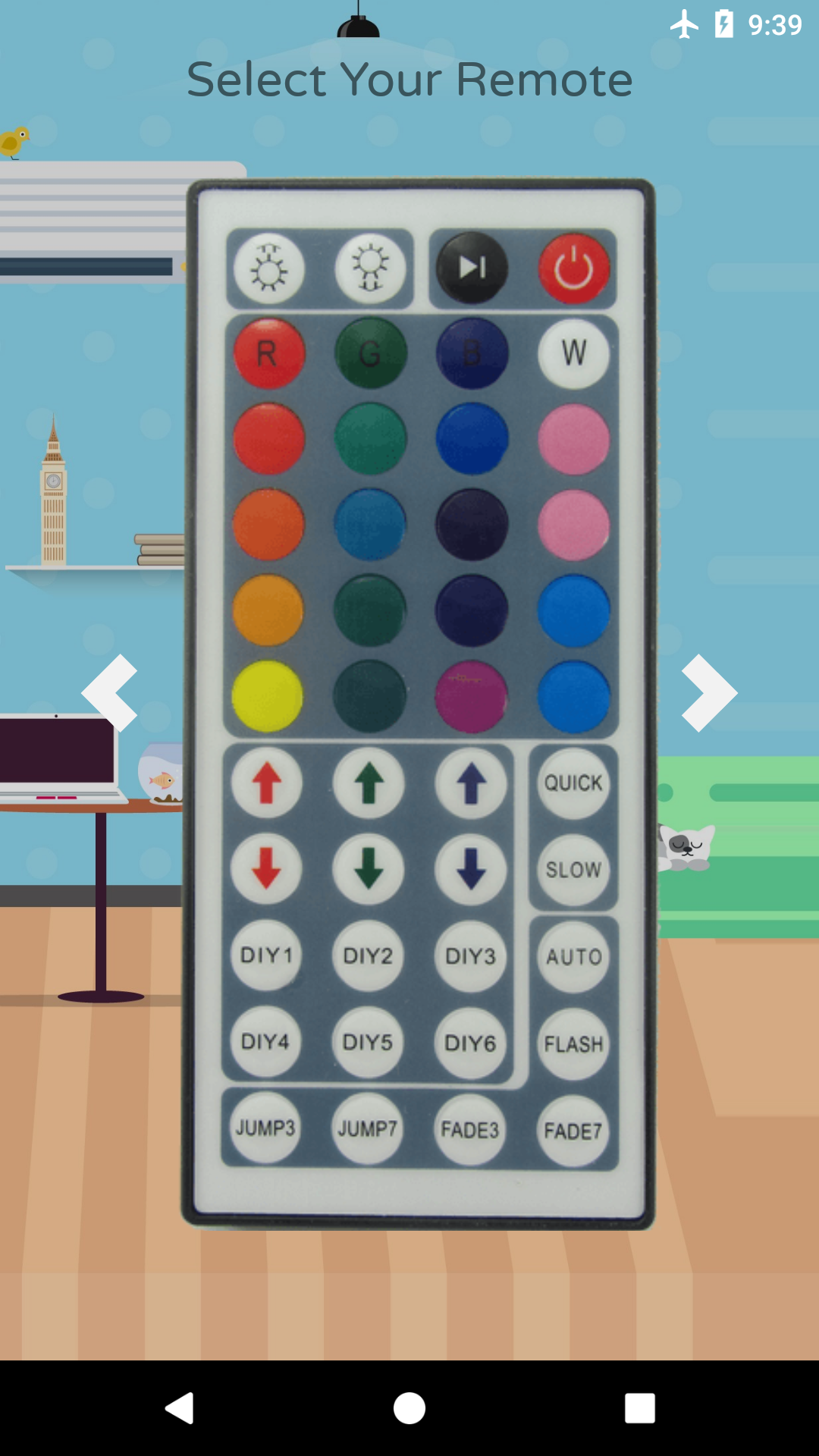 اسکرین شات 3 برنامه LED Remote Control