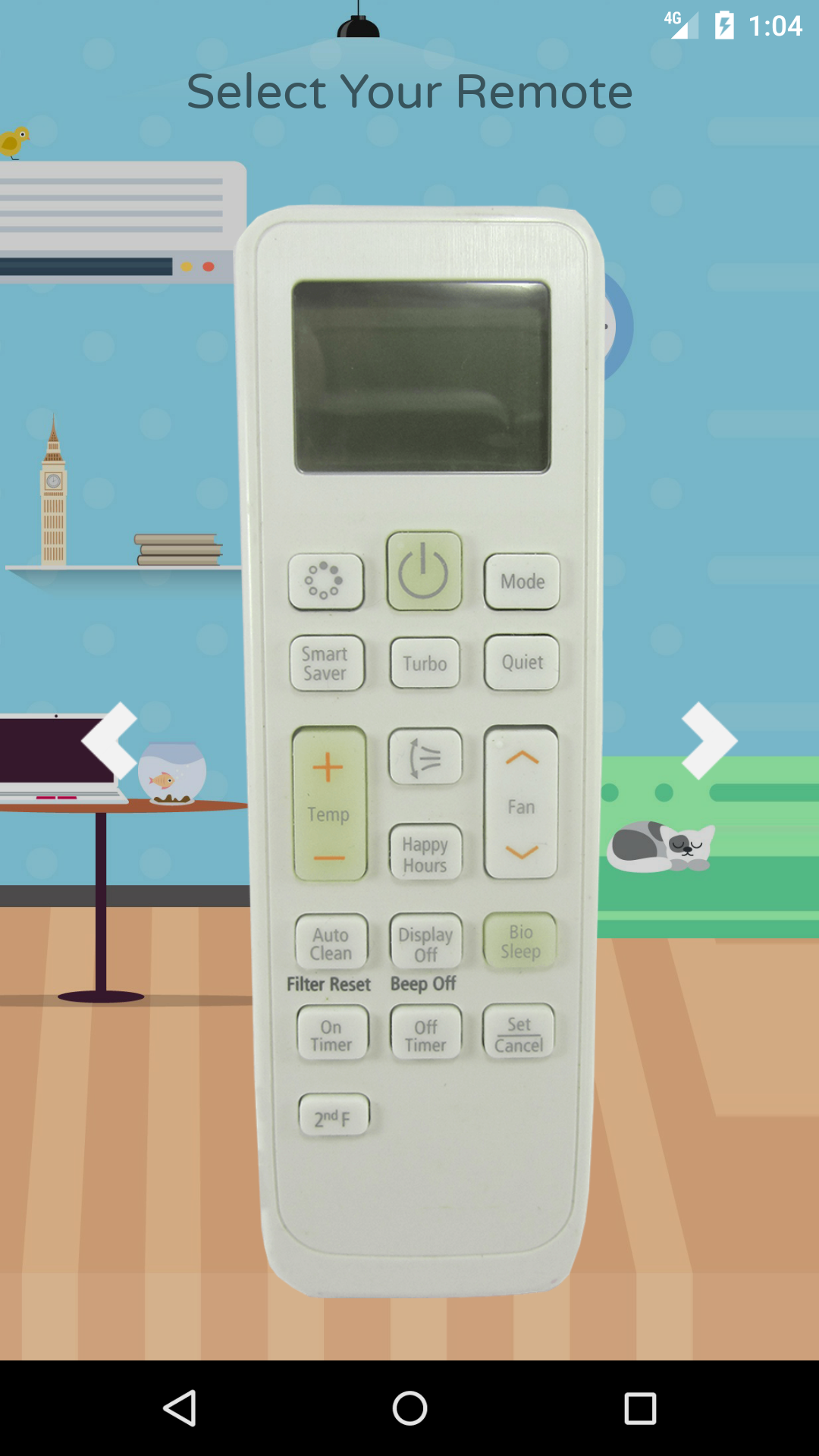 اسکرین شات 5 برنامه AC Remote Control For Samsung