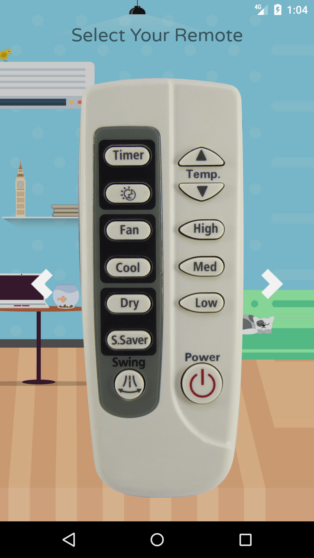 اسکرین شات 1 برنامه AC Remote Control For Samsung