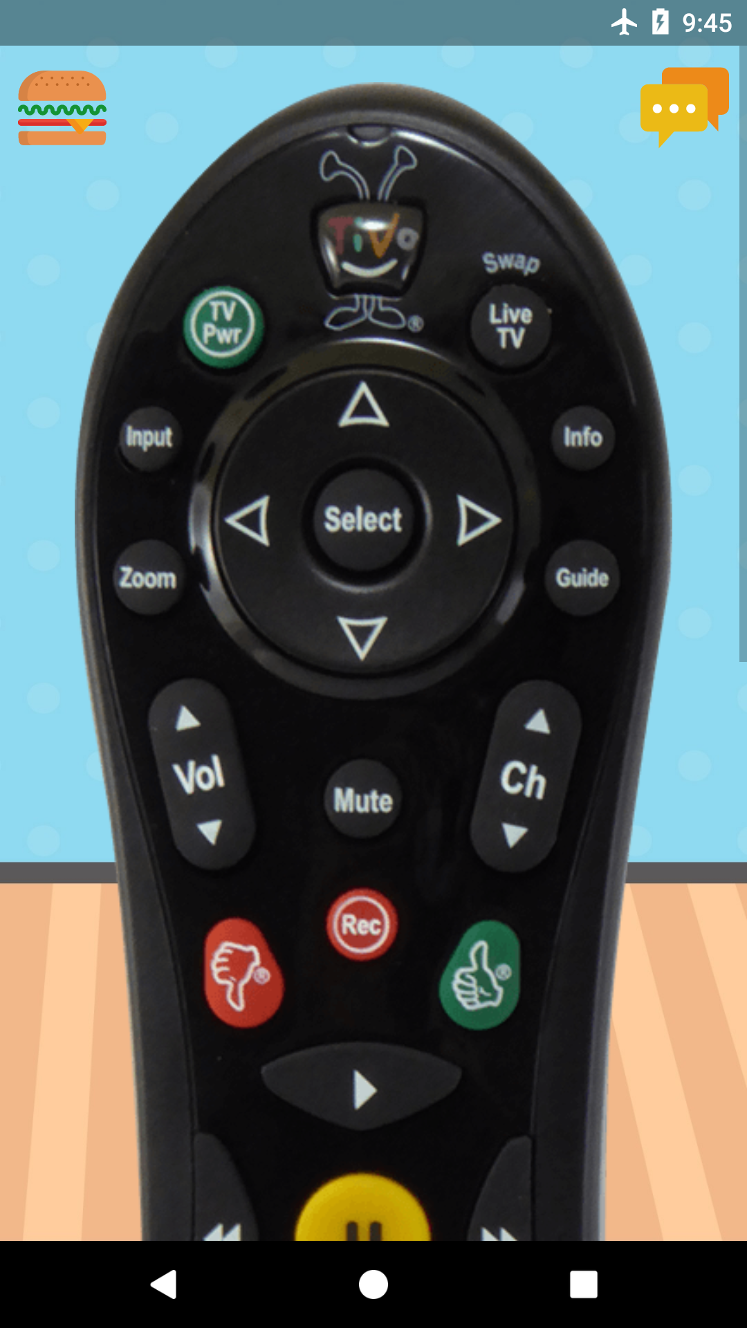 اسکرین شات 2 برنامه Remote Control For TiVo