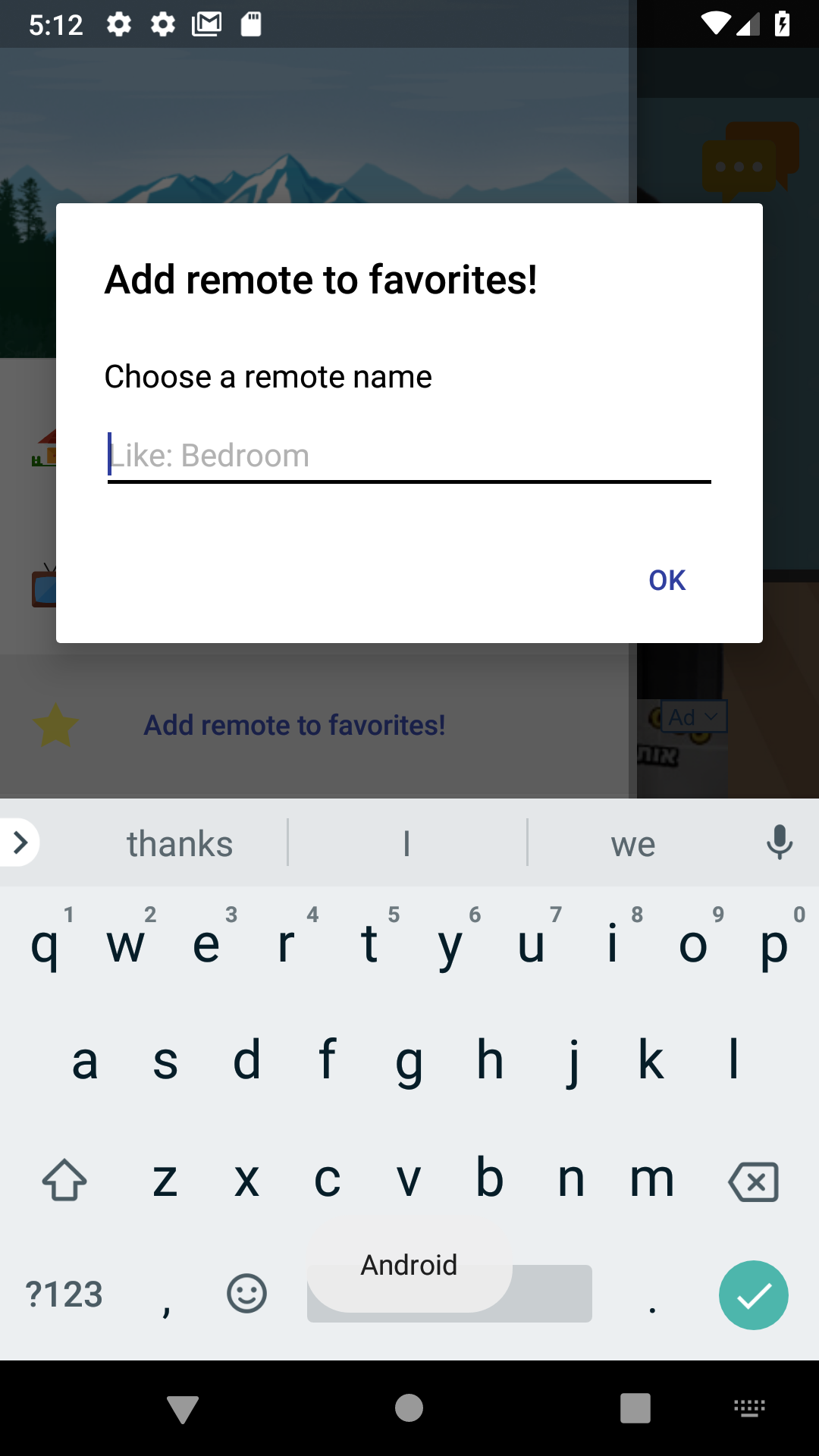 اسکرین شات 4 برنامه Remote For Android TV-Box