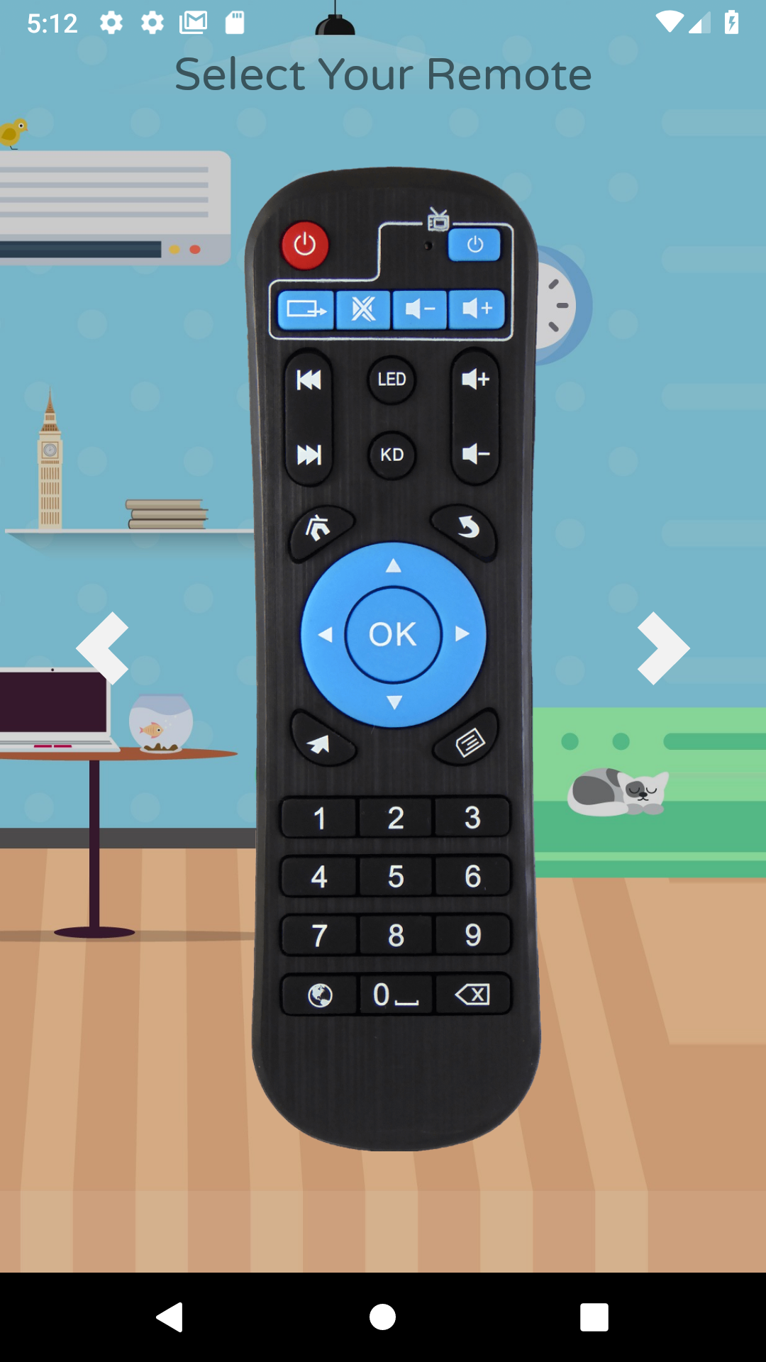 اسکرین شات 5 برنامه Remote For Android TV-Box