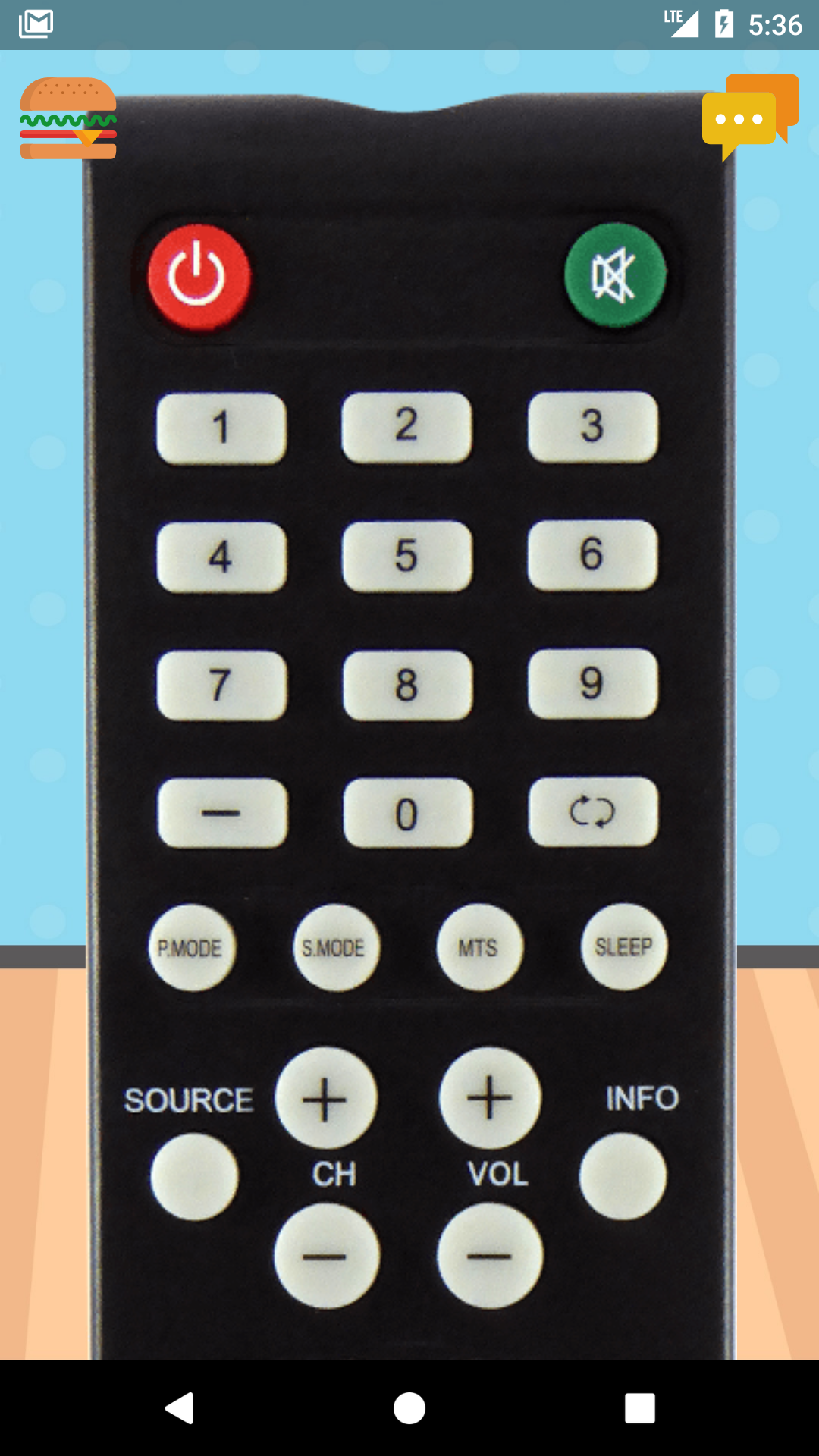 اسکرین شات 1 برنامه Remote Control For Element TV