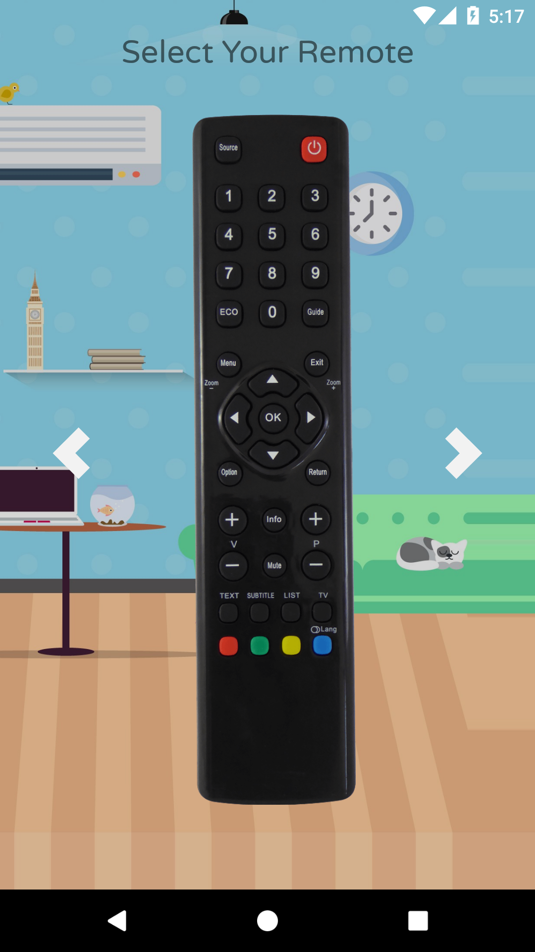 اسکرین شات 1 برنامه Remote Control For TCL TV