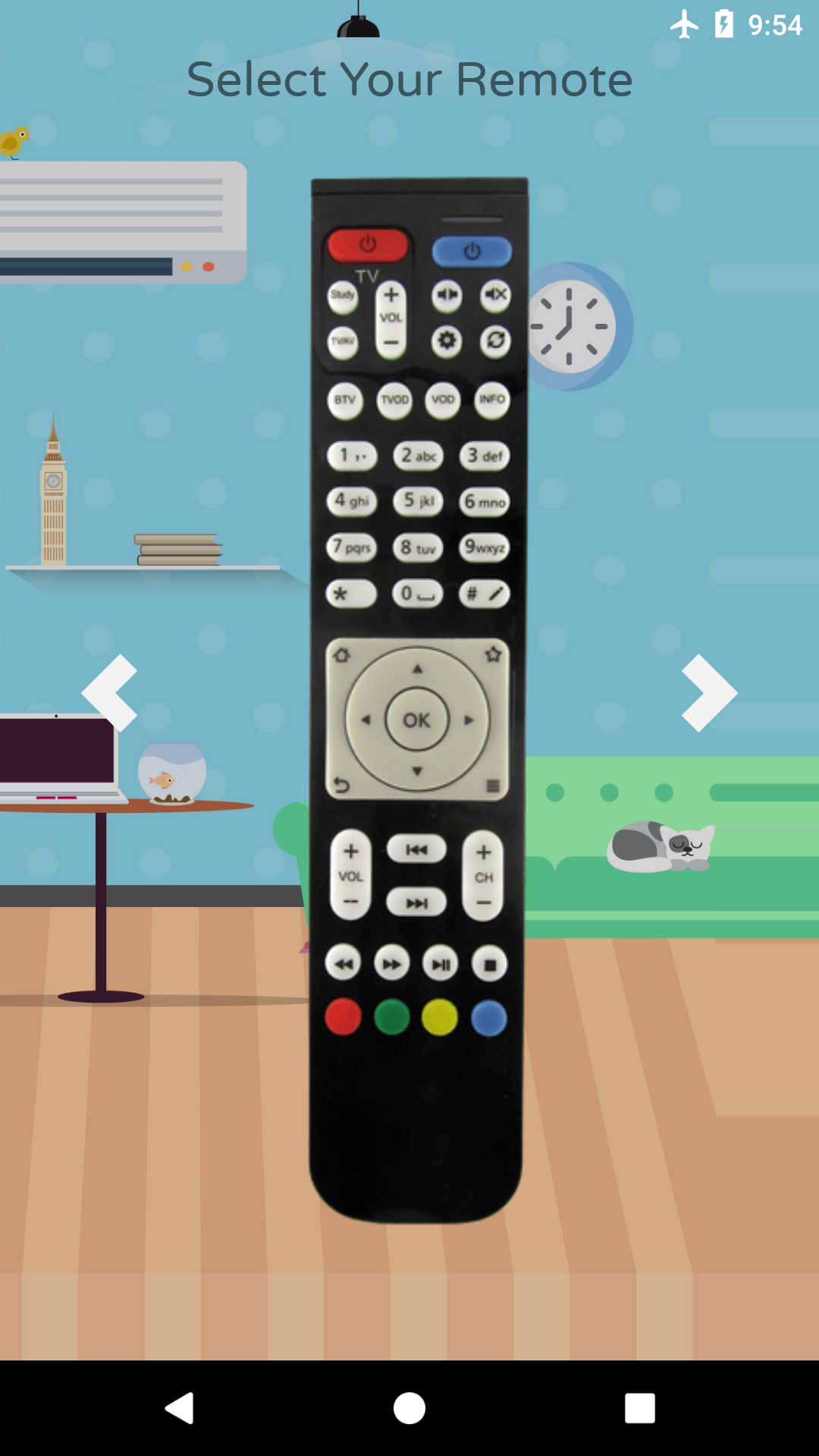اسکرین شات 4 برنامه Remote For Huawei TV-Box/Kodi