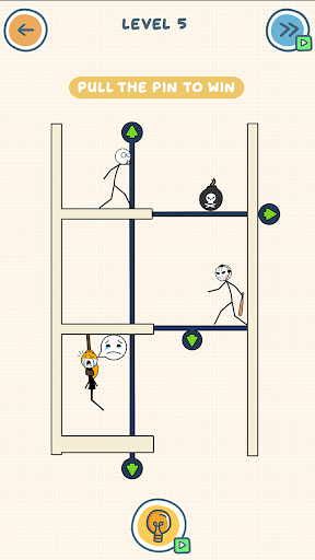 اسکرین شات بازی Draw Drag Delete Pin Pull to something 2