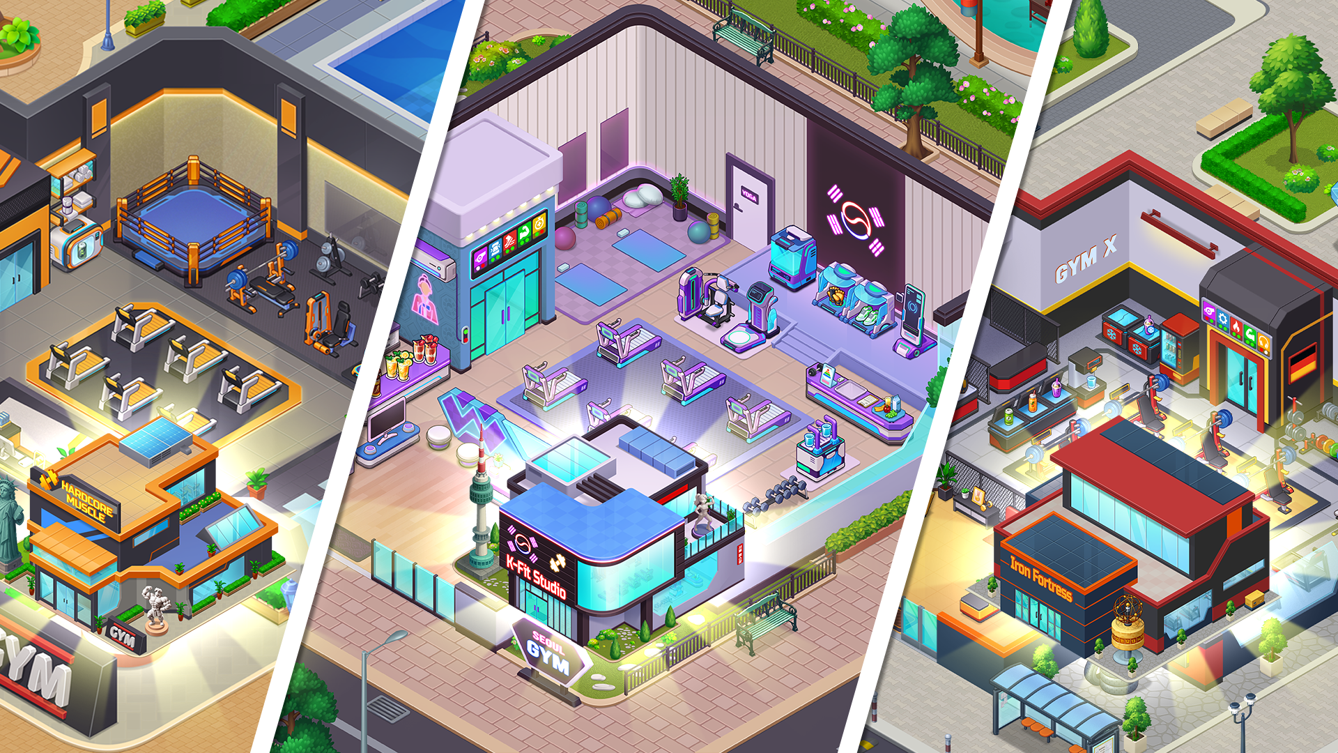 اسکرین شات 7 بازی Happy Fitness: Gym Game