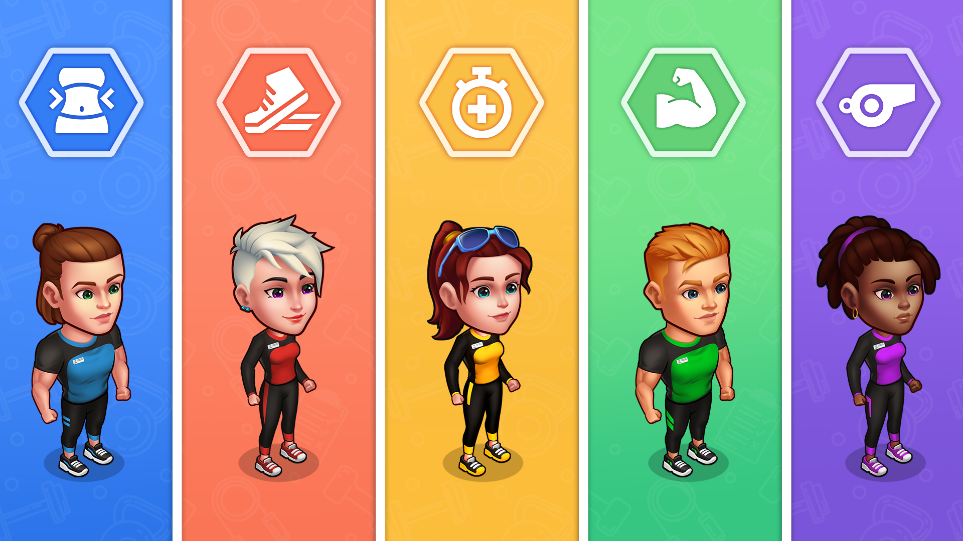 اسکرین شات 6 بازی Happy Fitness: Gym Game